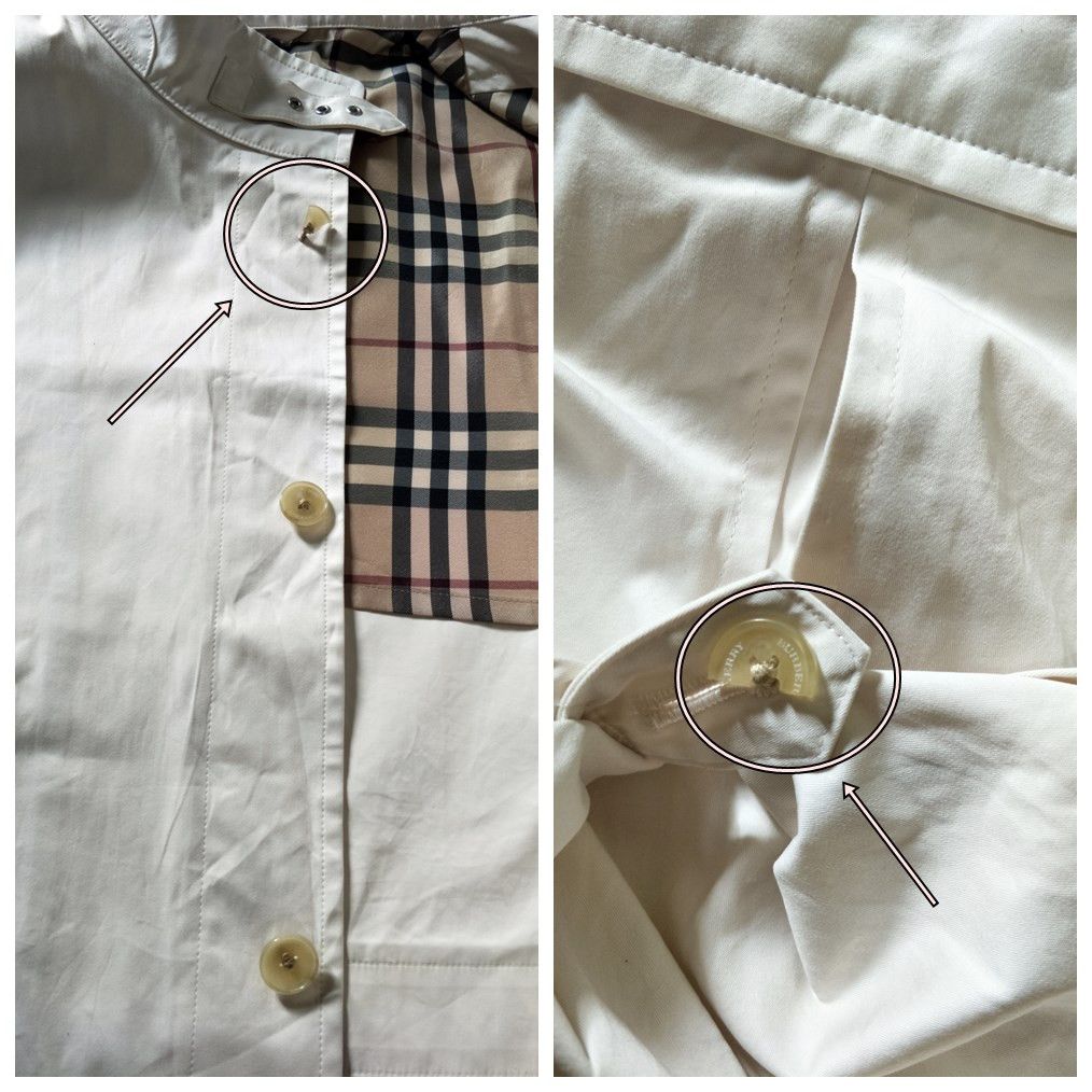 Burberry Vintage Burberry White Jacket Size US L / EU 52-54 / 3 - 8 Thumbnail