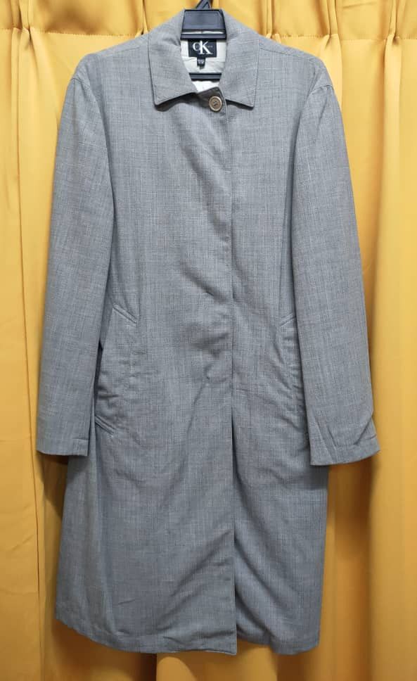Calvin Klein ❎ Vtg Calvin Klein Long Coat Made in Croatia Size M / US 6-8 / IT 42-44 - 1 Thumbnail
