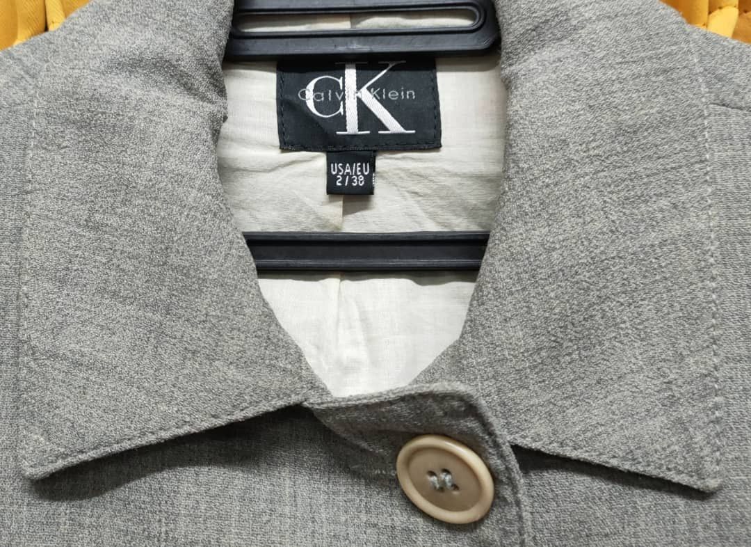 Calvin Klein ❎ Vtg Calvin Klein Long Coat Made in Croatia Size M / US 6-8 / IT 42-44 - 6 Thumbnail