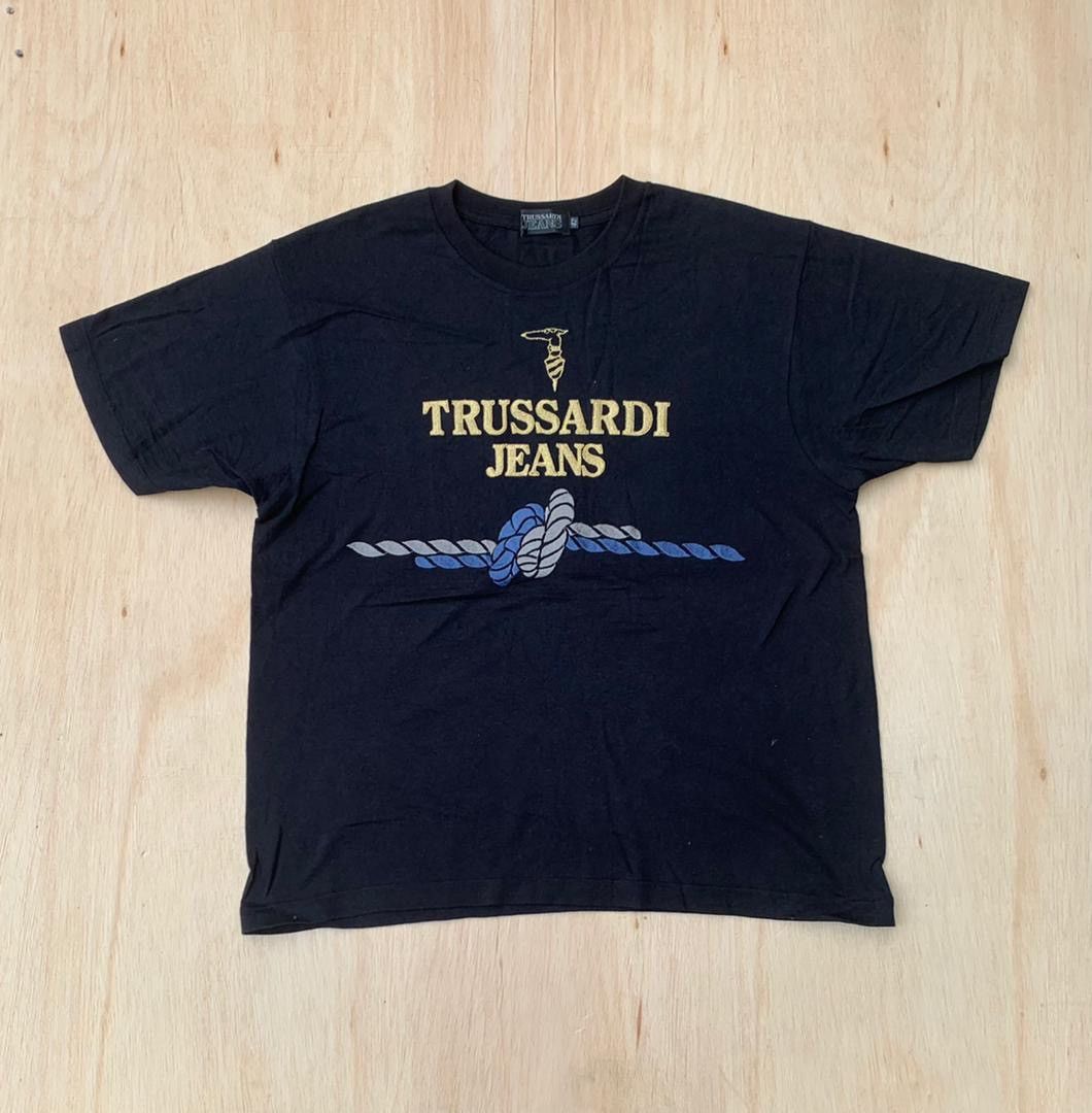 image of Tee D - 28 Trussardi Jeans in Black, Men's (Size Large)