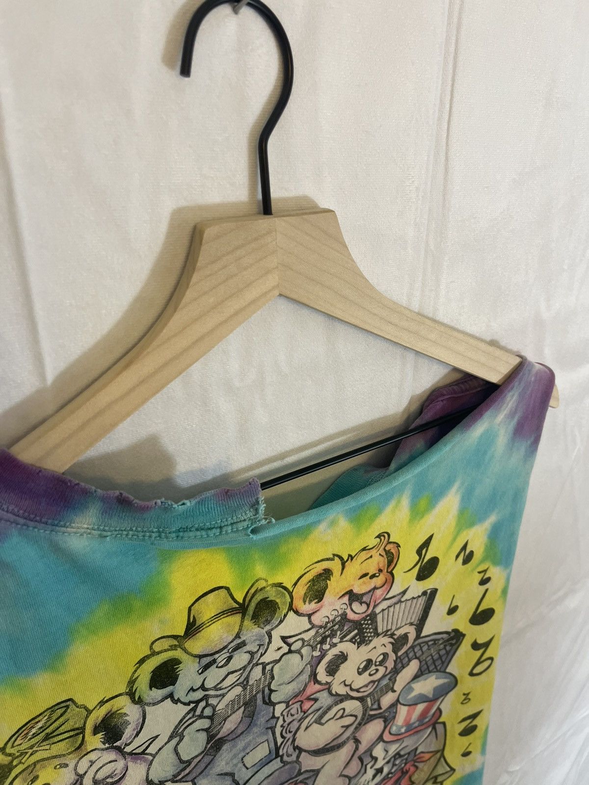 Band Tees Thrashed Grateful Dead Band Faded Sleeveless Band Tee Size US L / EU 52-54 / 3 - 20 Thumbnail