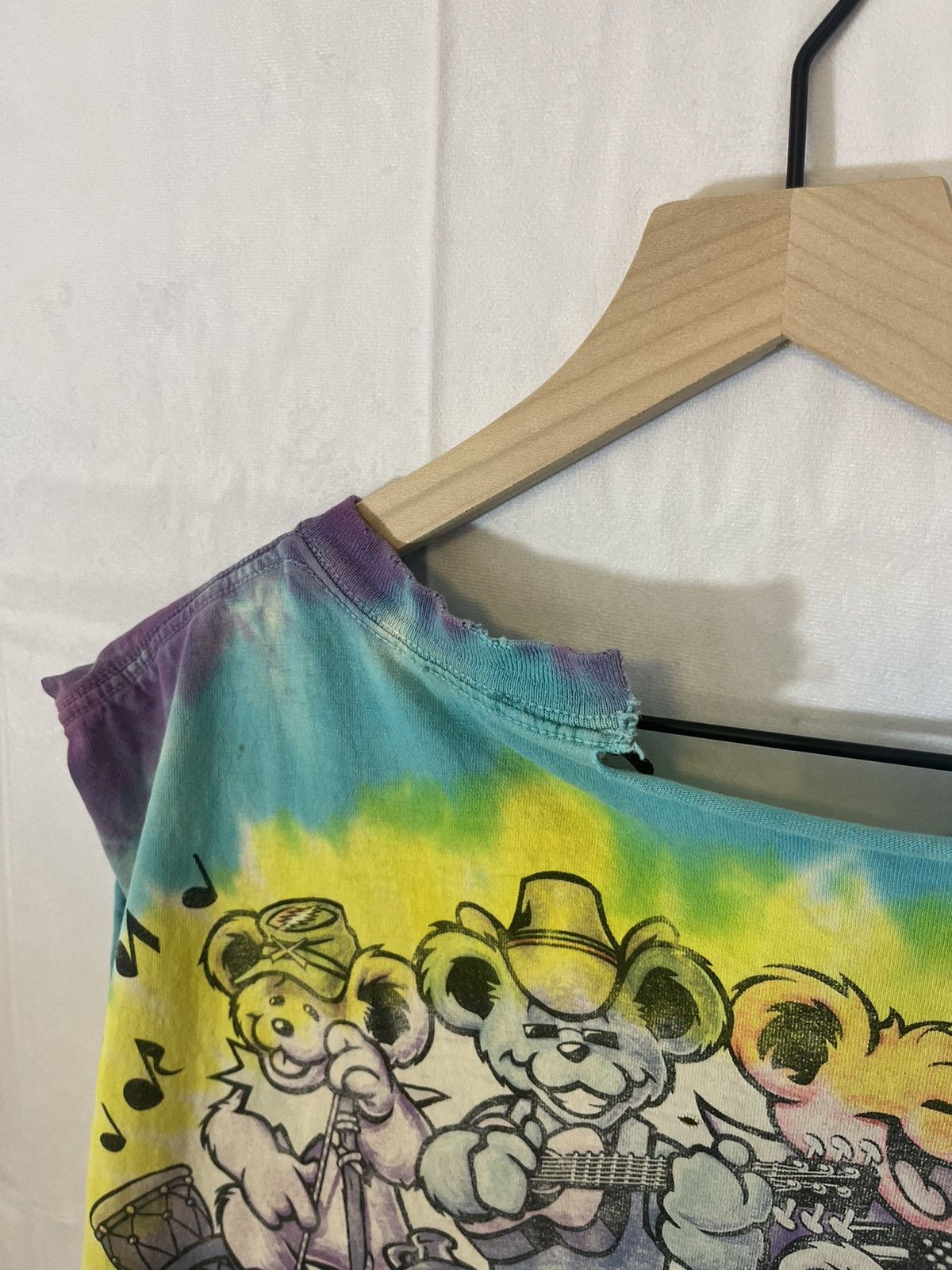 Band Tees Thrashed Grateful Dead Band Faded Sleeveless Band Tee Size US L / EU 52-54 / 3 - 18 Thumbnail