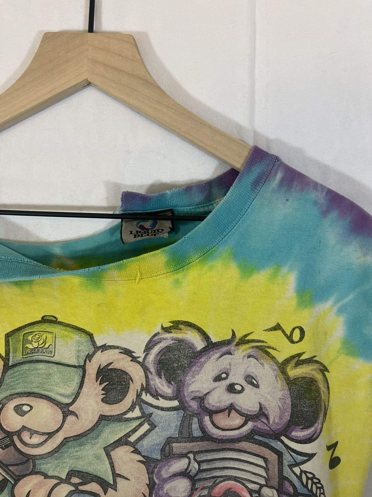 Band Tees Thrashed Grateful Dead Band Faded Sleeveless Band Tee Size US L / EU 52-54 / 3 - 6 Thumbnail