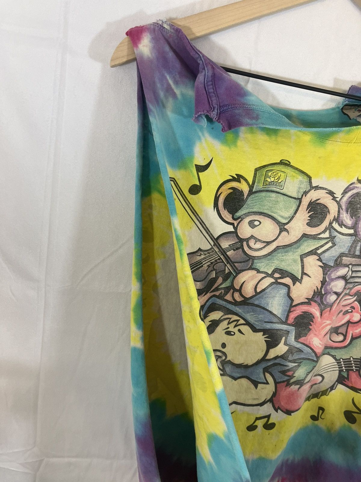 Band Tees Thrashed Grateful Dead Band Faded Sleeveless Band Tee Size US L / EU 52-54 / 3 - 10 Thumbnail