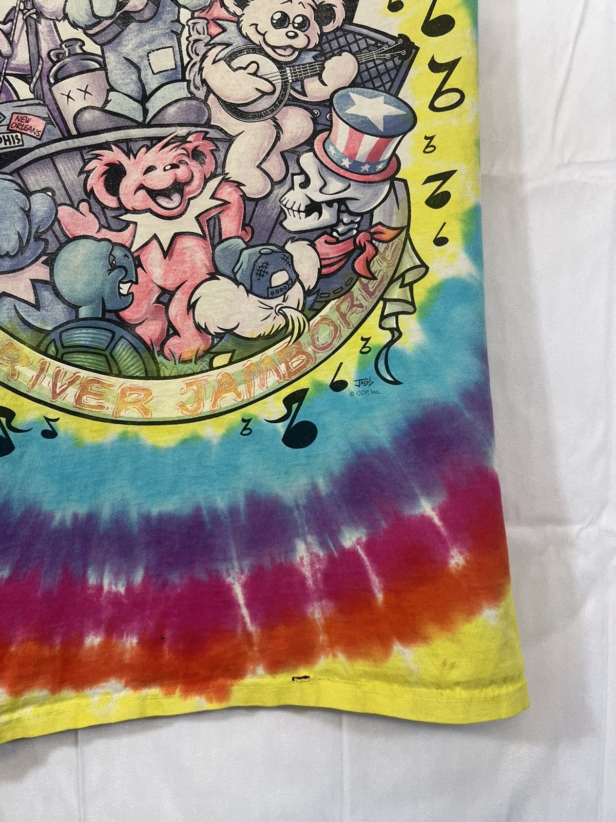 Band Tees Thrashed Grateful Dead Band Faded Sleeveless Band Tee Size US L / EU 52-54 / 3 - 15 Thumbnail