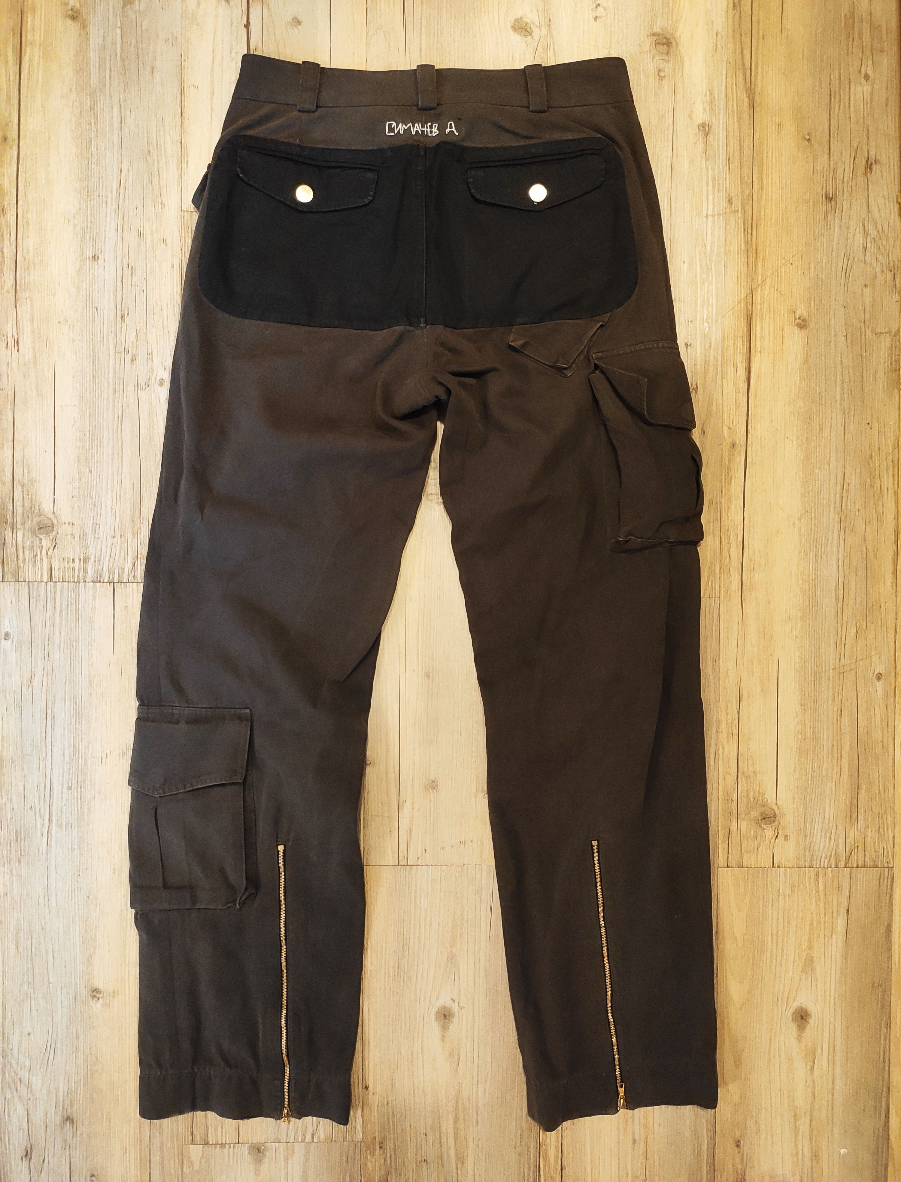 Denis Simachev GRAIL! backzipped cargos.Like Undercover or Visvim Size US 30 / EU 46 - 2 Thumbnail