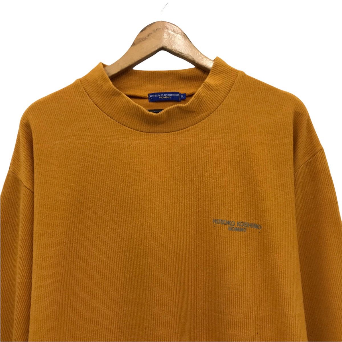 Hiroko Koshino Homme × Japanese Brand Vintage Hiroko Koshino Homme Small Logo Sweatshirt Size US XL / EU 56 / 4 - 2 Thumbnail
