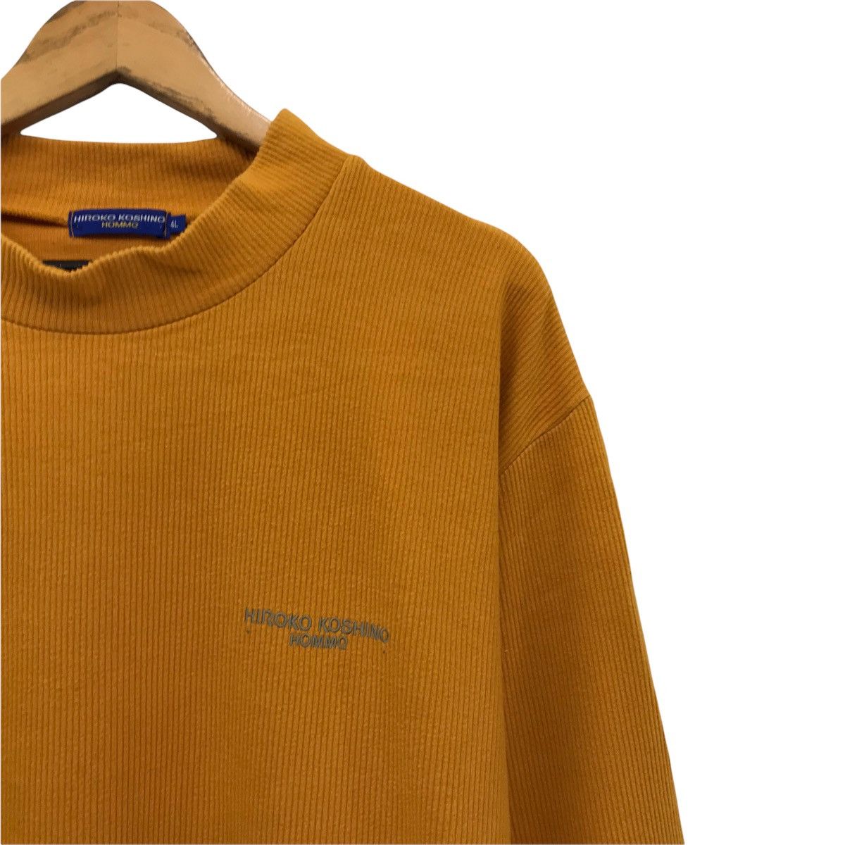 Hiroko Koshino Homme × Japanese Brand Vintage Hiroko Koshino Homme Small Logo Sweatshirt Size US XL / EU 56 / 4 - 4 Thumbnail