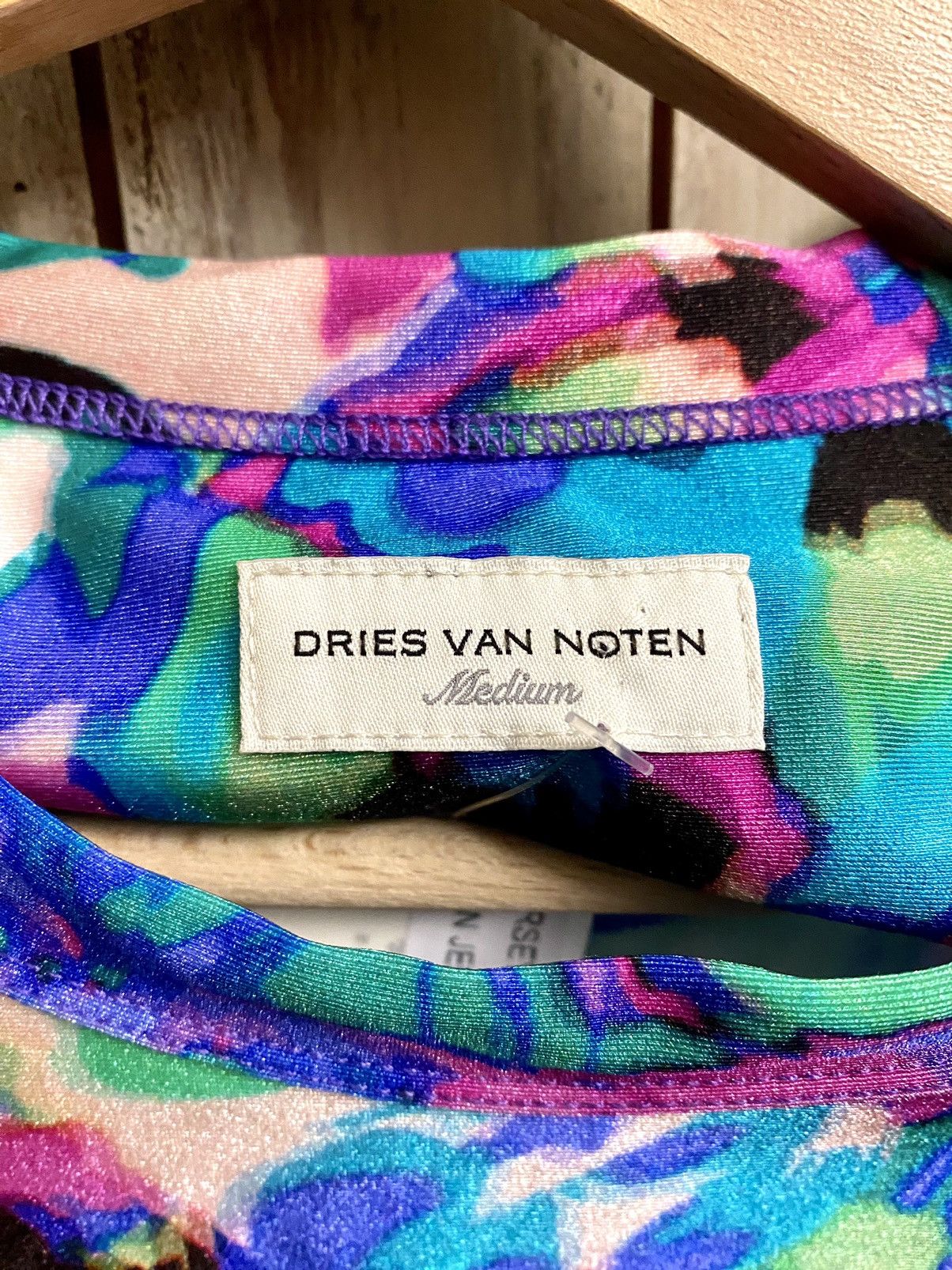 Dries Van Noten Dries van noten abstract floral print top M Size US M / EU 48-50 / 2 - 2 Thumbnail