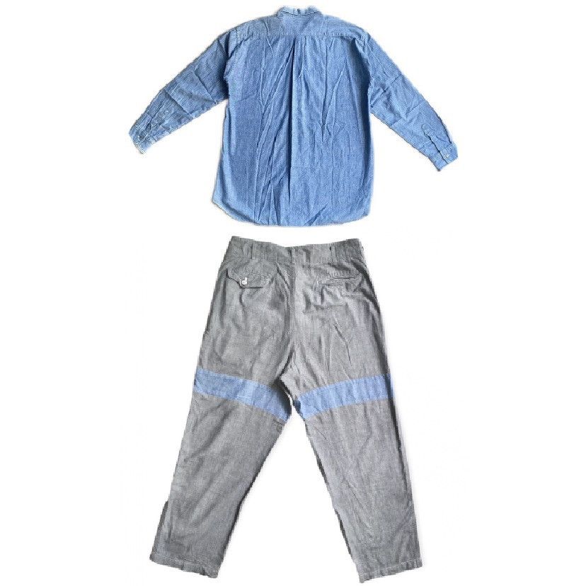 Comme des Garcons Set Vintage 1996 Strips Shirt And Pants Size US 34 / EU 50 - 2 Thumbnail