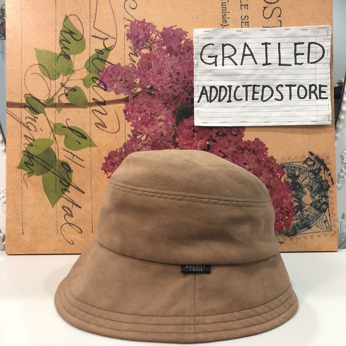 Japanese Brand × Y's for Men × Yohji Yamamoto YOHJI YAMAMOTO By SACSNY Y’SACCS BUCKET HAT Size ONE SIZE - 1 Thumbnail