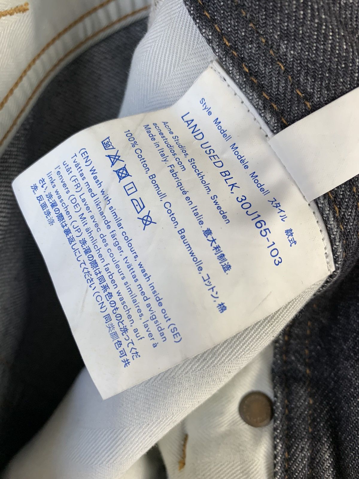 Acne Studios Acne studios bla konst denim jean Size US 28 / EU 44 - 4 Thumbnail