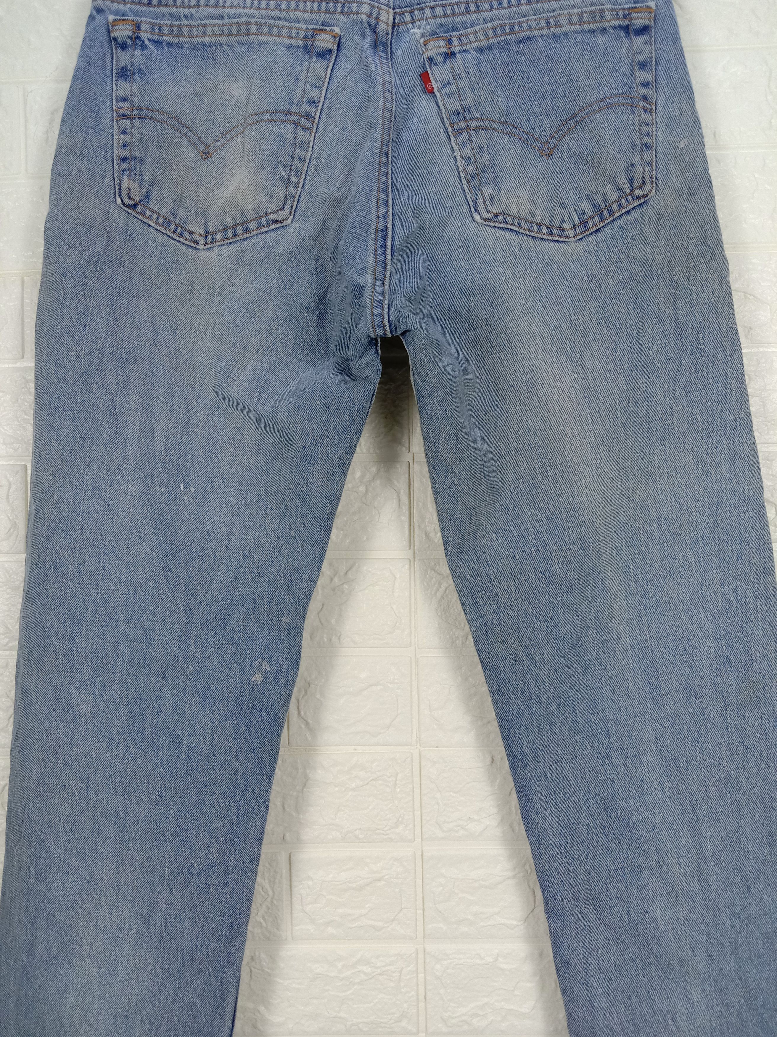 Levi's Vintage 90s Levi's 505 Jeans Light Wash Regular Fit Denim Size US 33 - 7 Thumbnail
