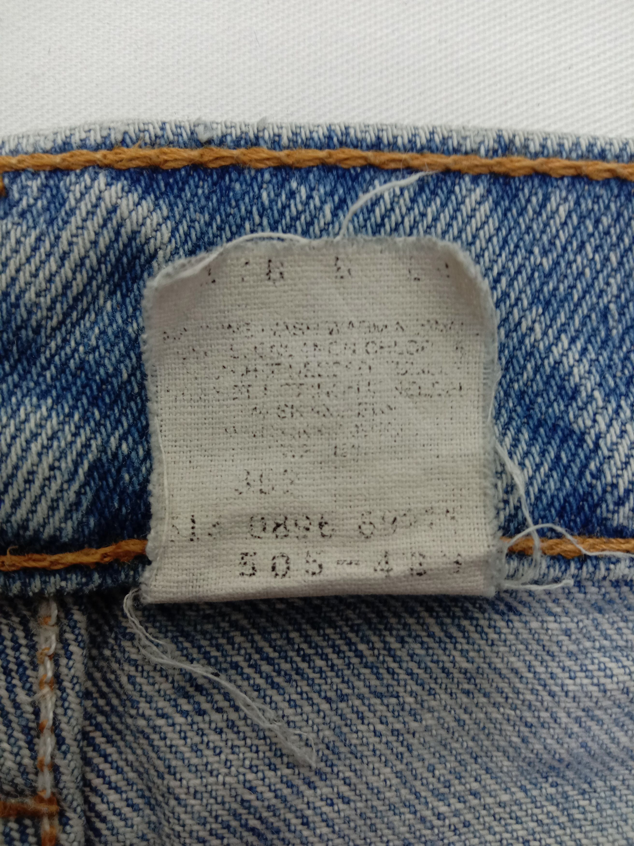 Levi's Vintage 90s Levi's 505 Jeans Light Wash Regular Fit Denim Size US 33 - 15 Thumbnail
