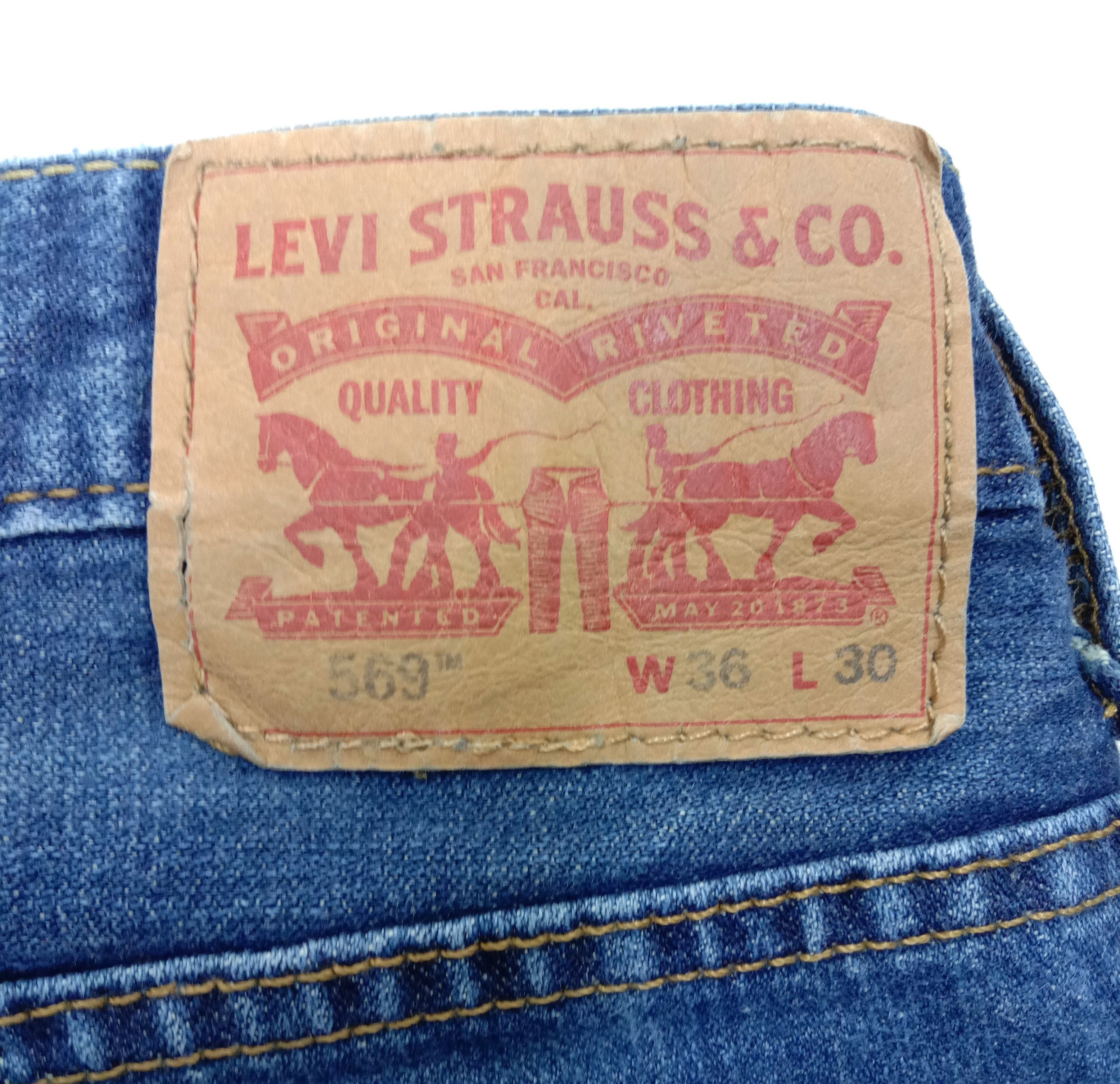 Levi's Vintage Levi's 569 Jeans Earth Tone Loose Straight Denim Size US 36 / EU 52 - 17 Thumbnail