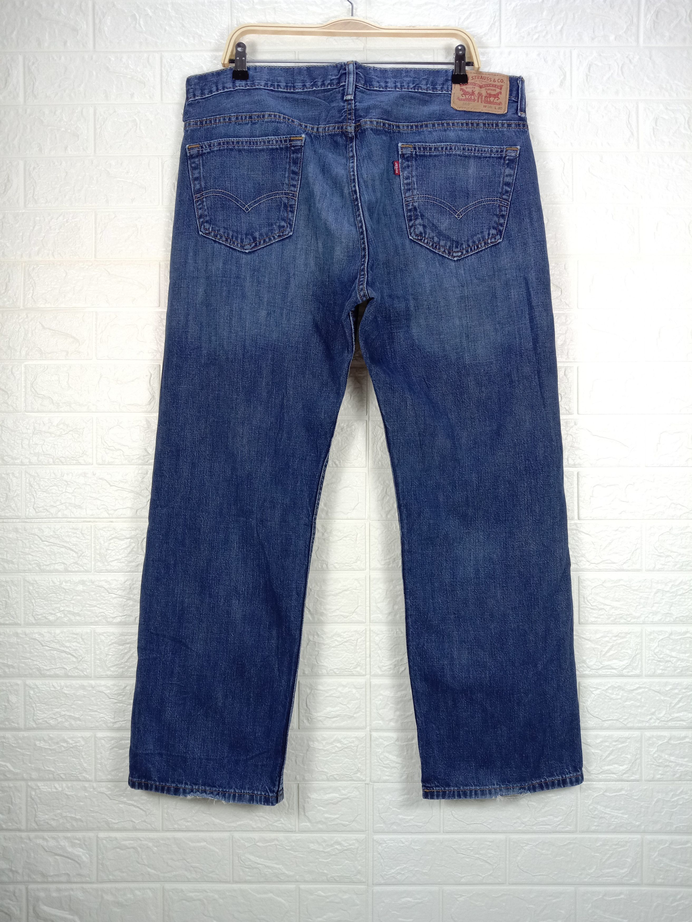 Levi's Vintage Levi's 569 Jeans Earth Tone Loose Straight Denim Size US 36 / EU 52 - 5 Thumbnail