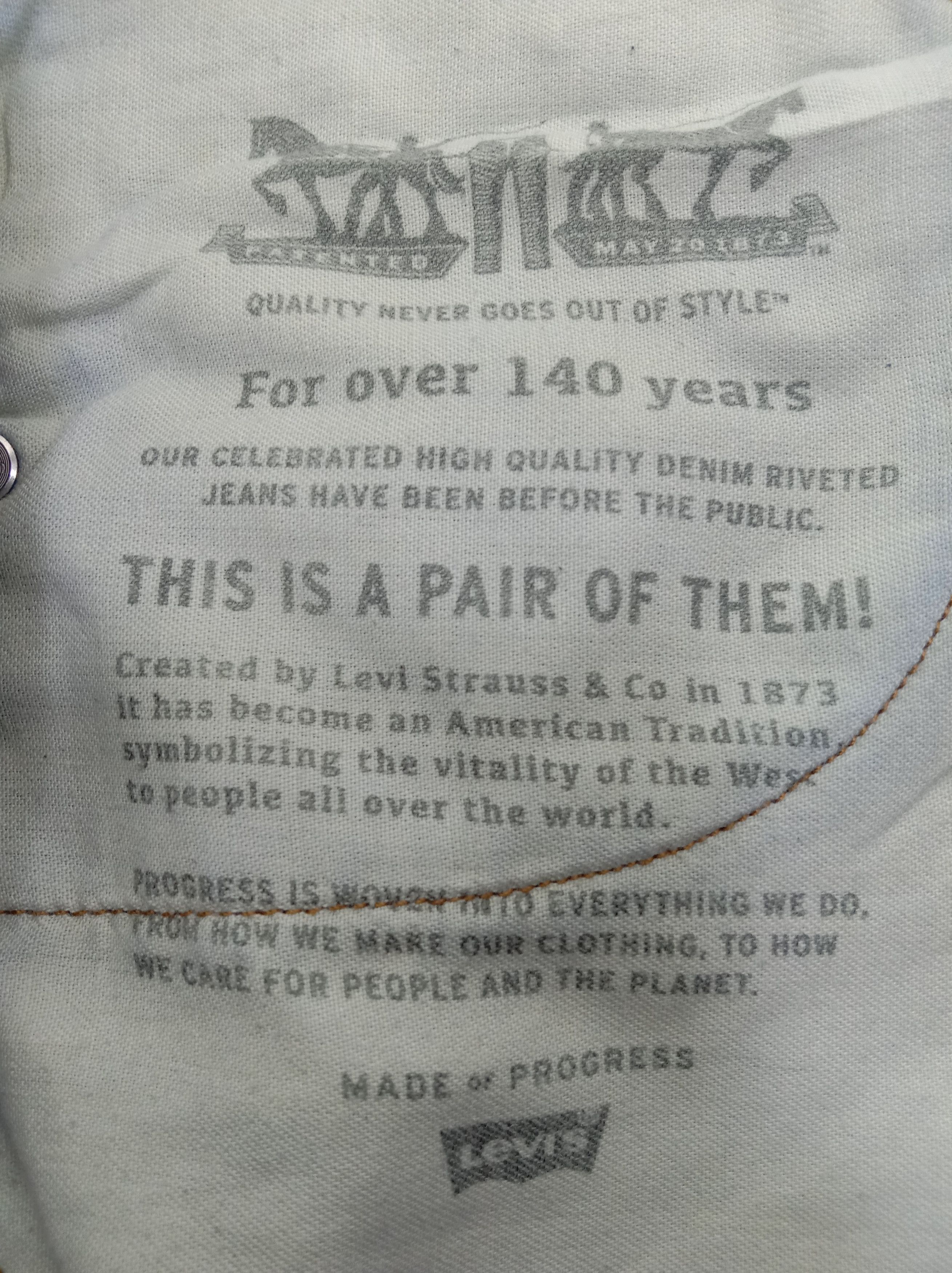 Levi's Vintage Levi's 569 Jeans Earth Tone Loose Straight Denim Size US 36 / EU 52 - 14 Thumbnail