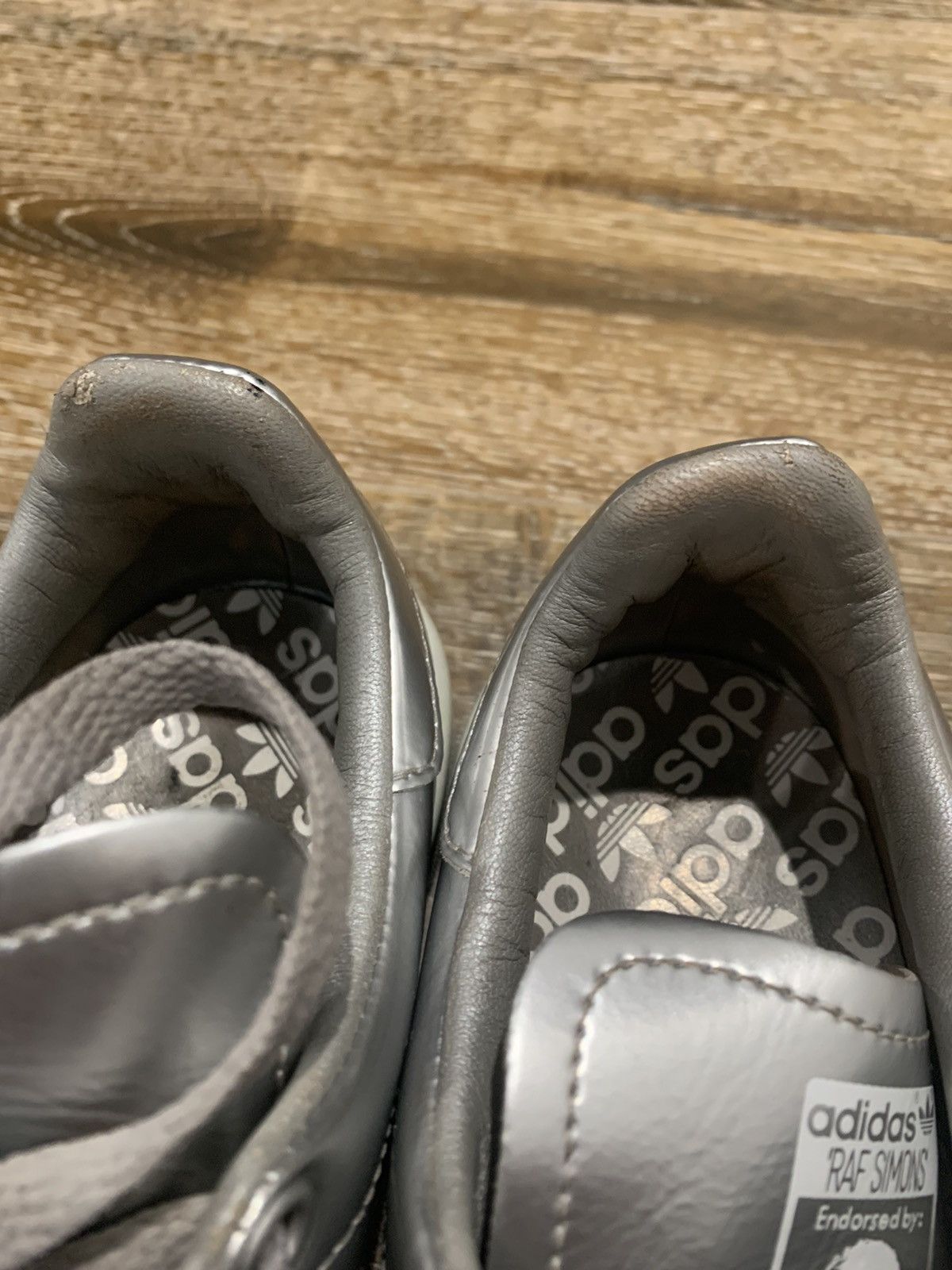 Adidas × Raf Simons Raf Simons x Stan Smith Silver Metallic Size US 5 / EU 37 - 3 Thumbnail