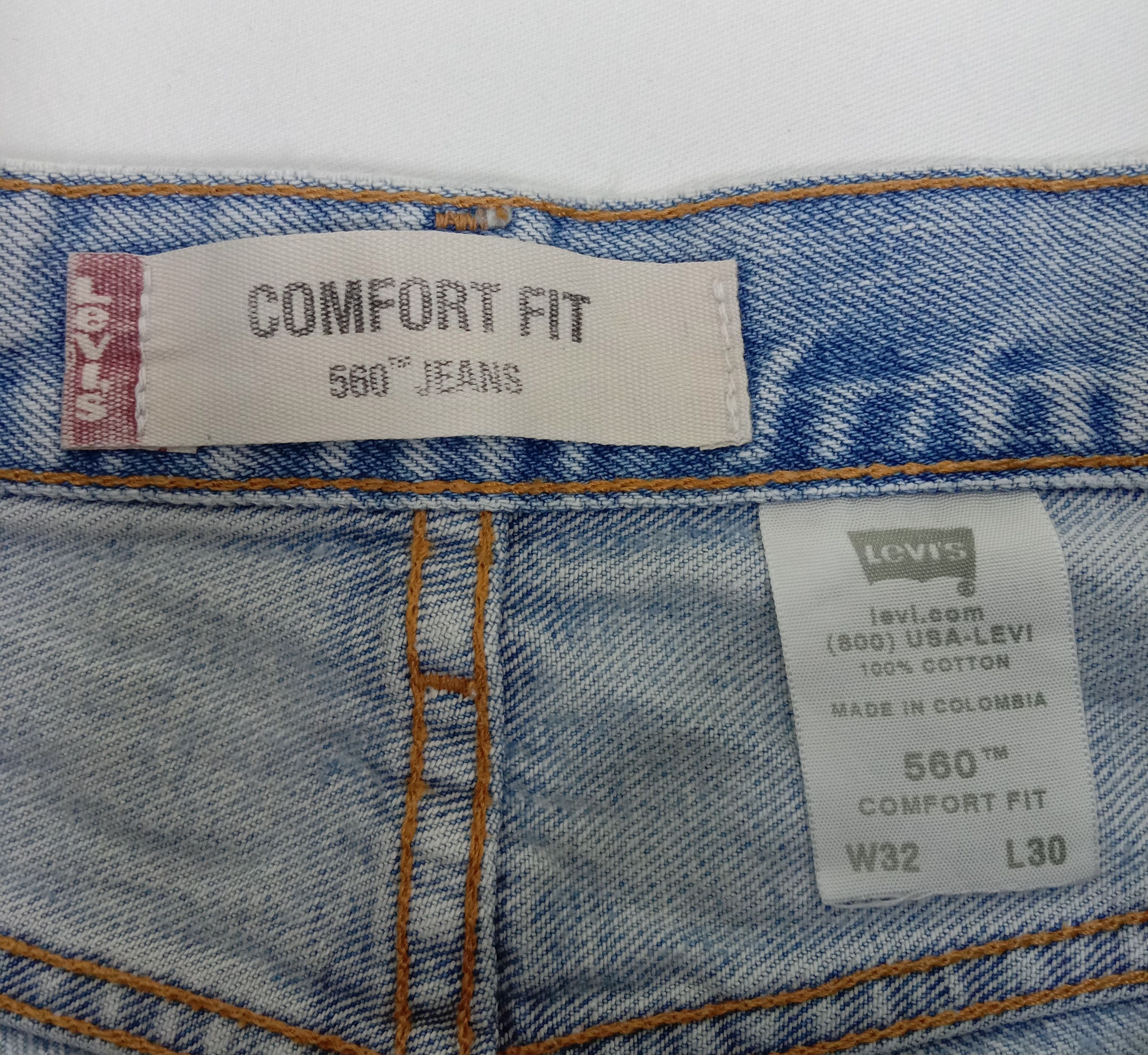 Levi's Vintage Levi's 560 Jeans Light Wash Distressed Denim Size US 32 / EU 48 - 13 Thumbnail