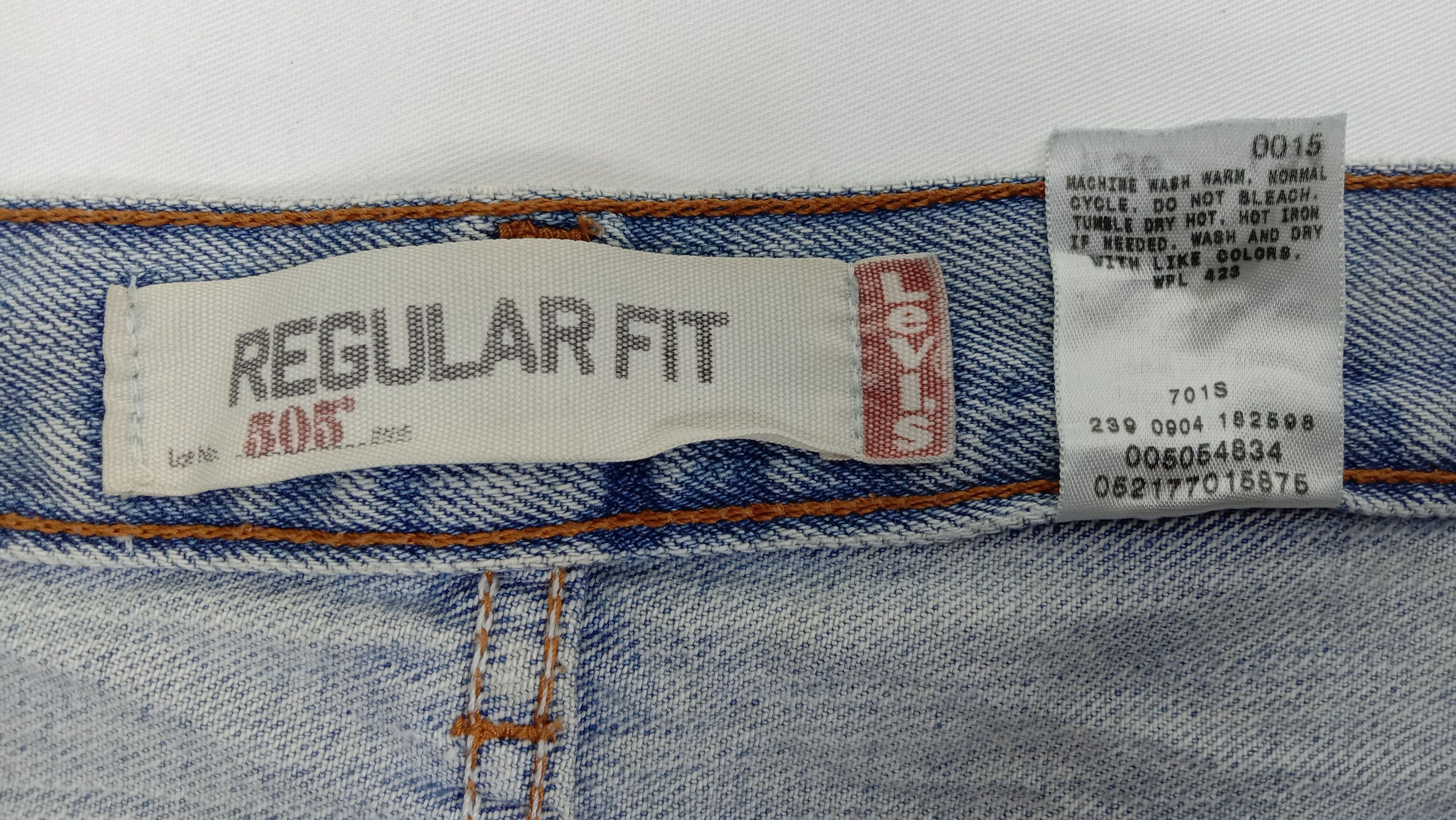 Levi's Vintage Levi's 505 Jeans Light Wash Regular Fit Denim Size US 36 / EU 52 - 14 Thumbnail