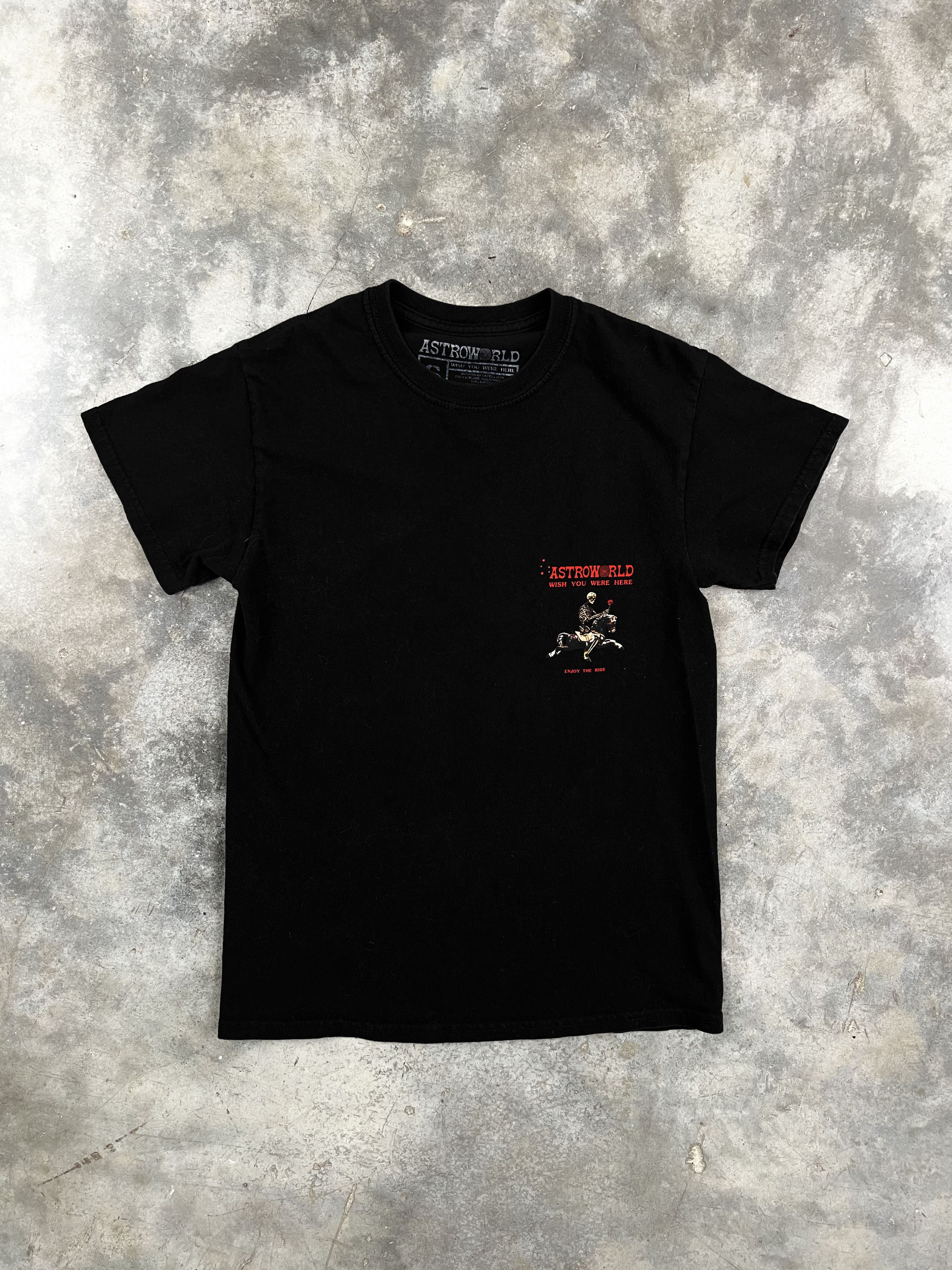 Travis Scott Travis Scott Astroworld Enjoy The Ride Tee Black Small 🧊❄️ Size S / US 4 / IT 40 - 3 Thumbnail