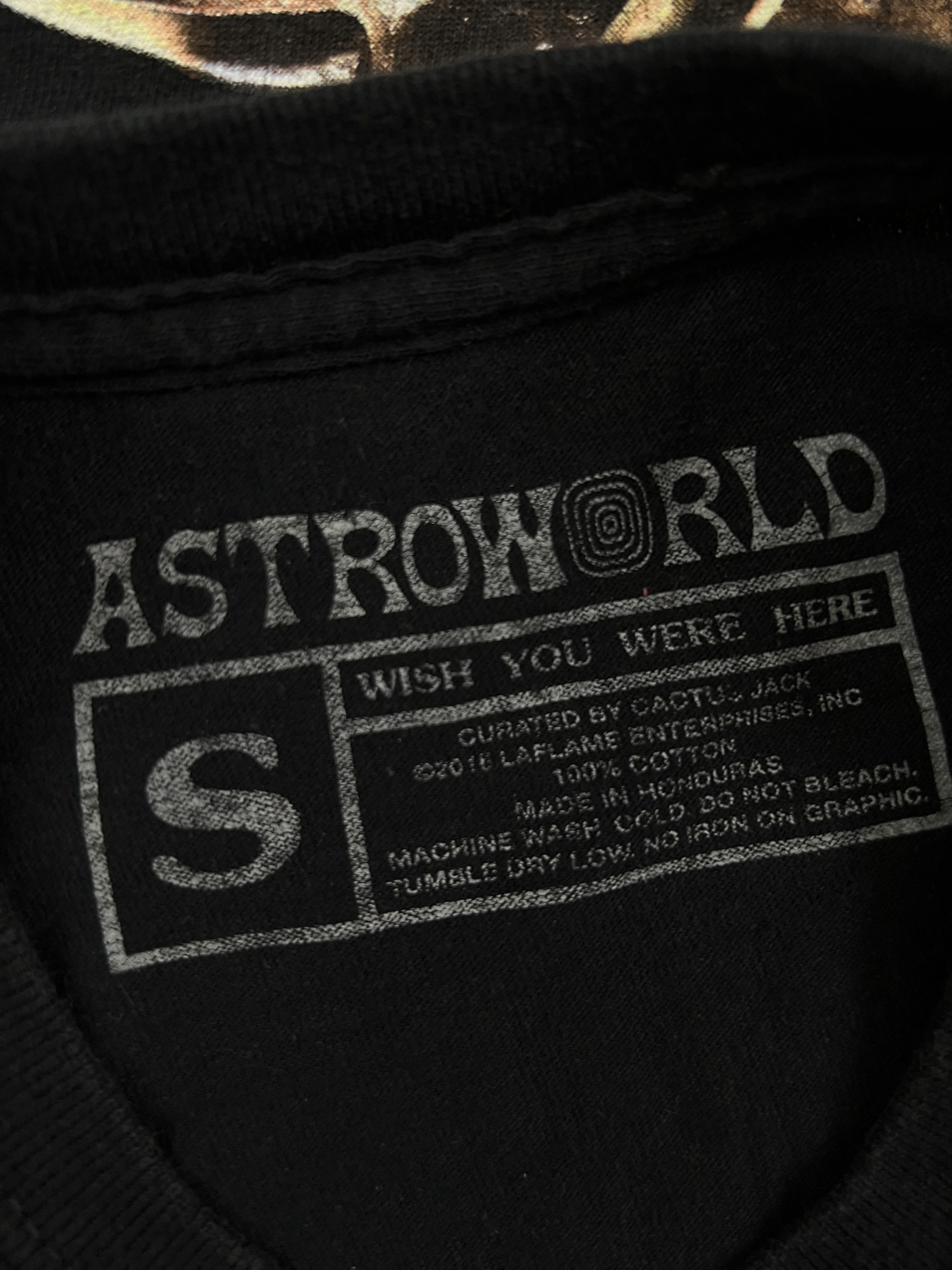 Travis Scott Travis Scott Astroworld Enjoy The Ride Tee Black Small 🧊❄️ Size S / US 4 / IT 40 - 4 Thumbnail