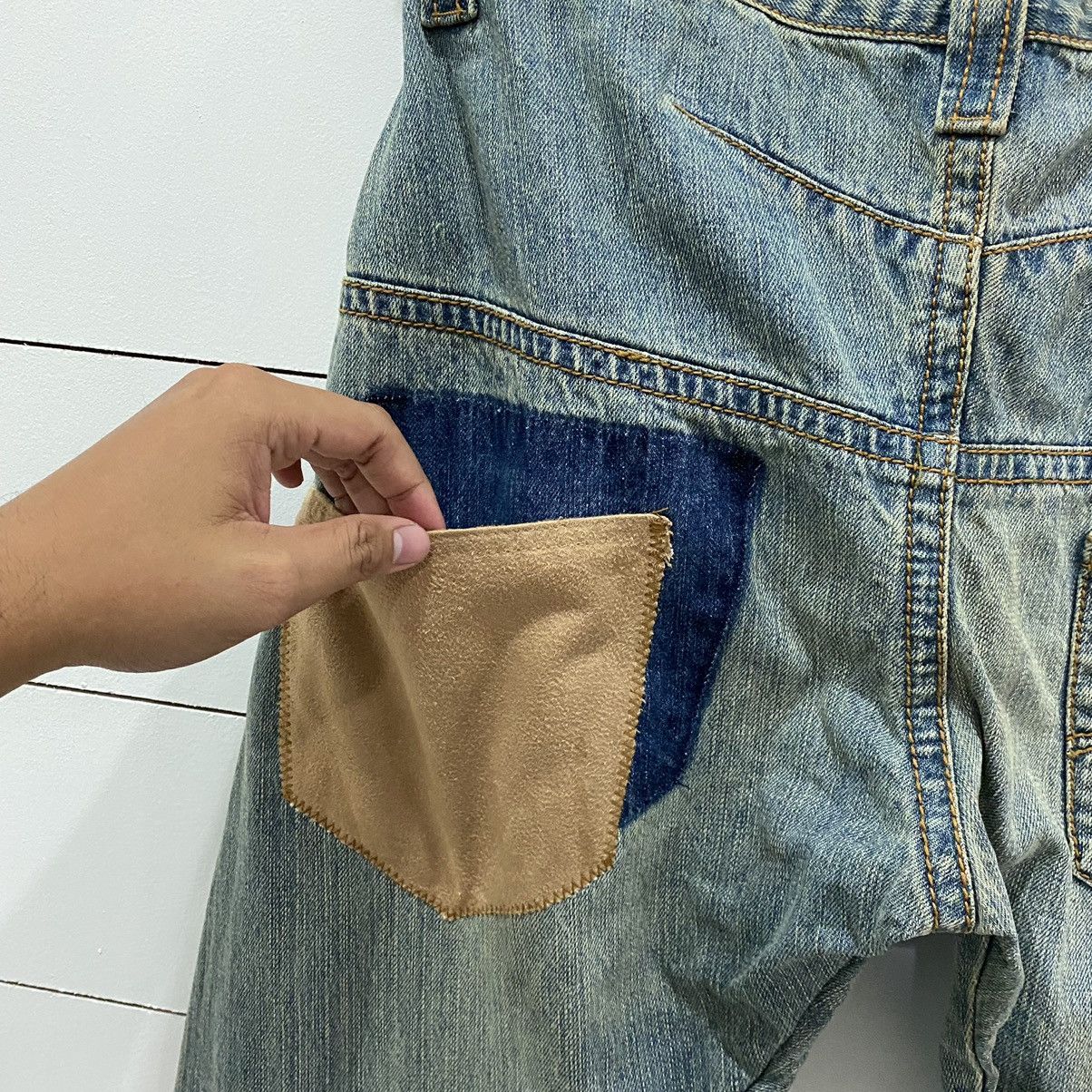 Japanese Brand × Vintage Distressed Patchwork Repaired Denim Jeans Kapital Style Size US 34 / EU 50 - 10 Thumbnail