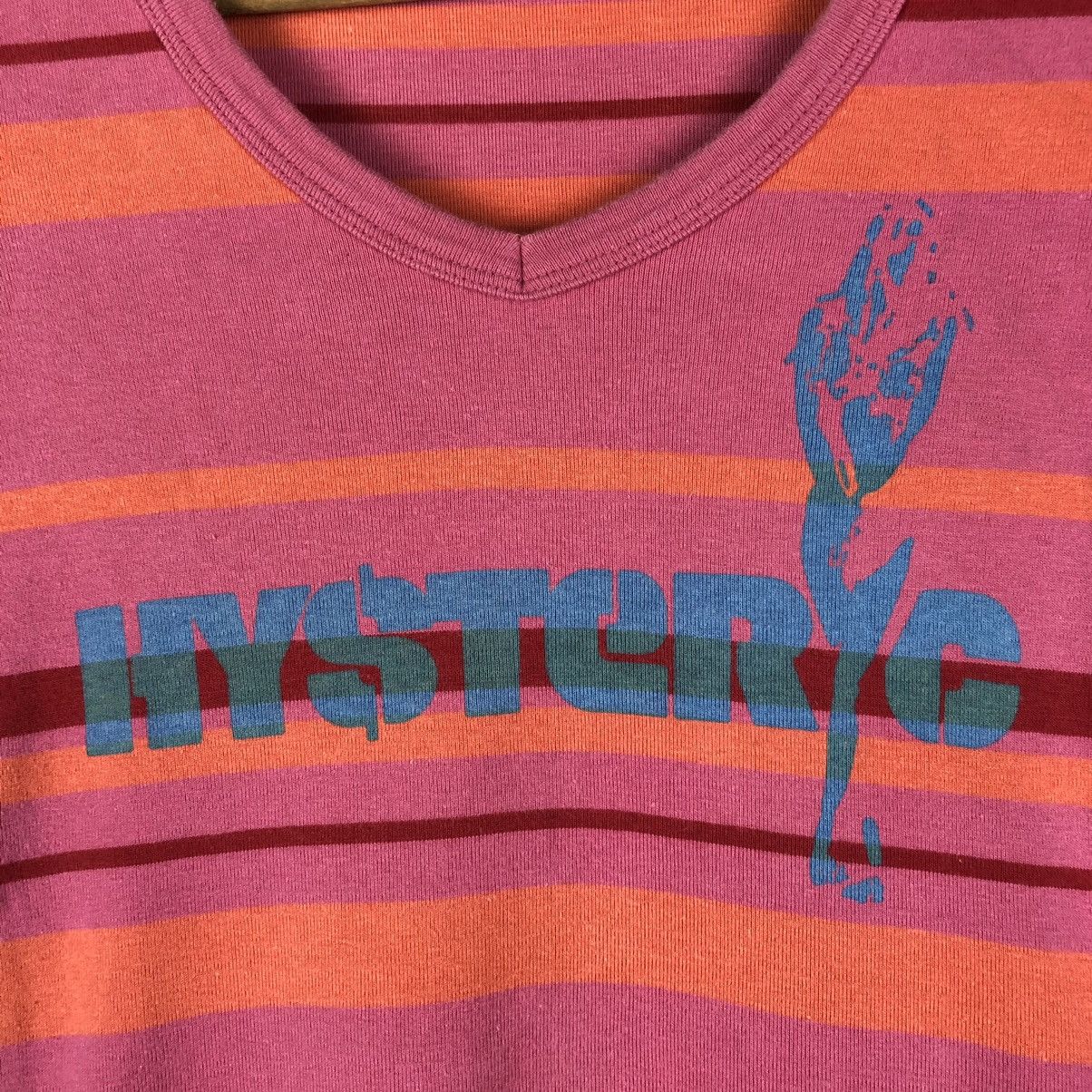 Hysteric Glamour Vintage Hysteric Glamour Striped Tshirt Size XS / US 0-2 / IT 36-38 - 5 Thumbnail