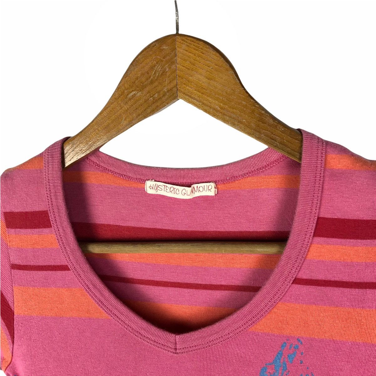 Hysteric Glamour Vintage Hysteric Glamour Striped Tshirt Size XS / US 0-2 / IT 36-38 - 4 Thumbnail