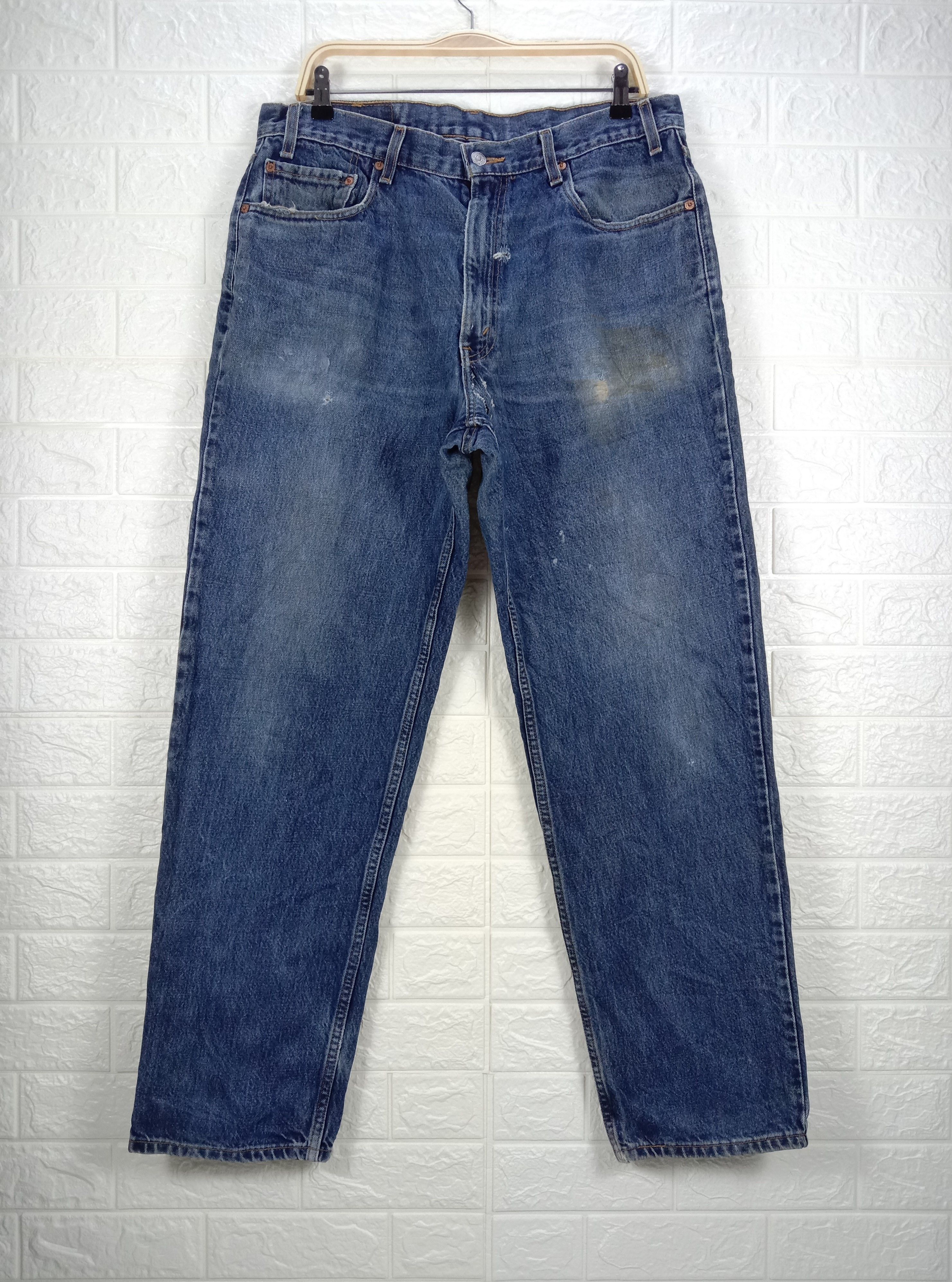 Levi's Vintage 90s Levi's 550 Jeans Relaxed Fit Denim Size US 35 - 1 Thumbnail