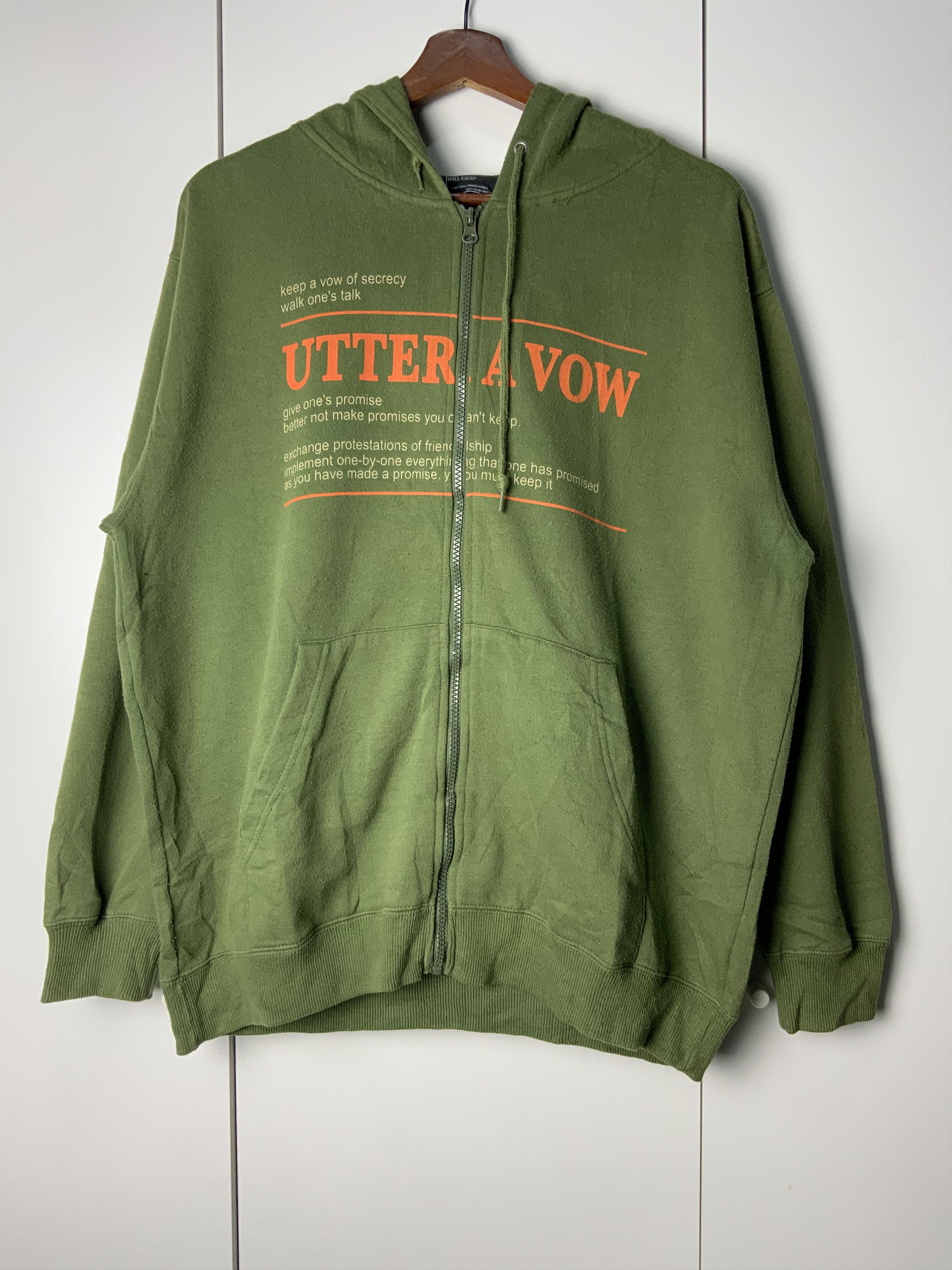 Japanese Brand Hill Crop Utteravon Archival Clothing Hoodie Size US L / EU 52-54 / 3 - 1 Thumbnail