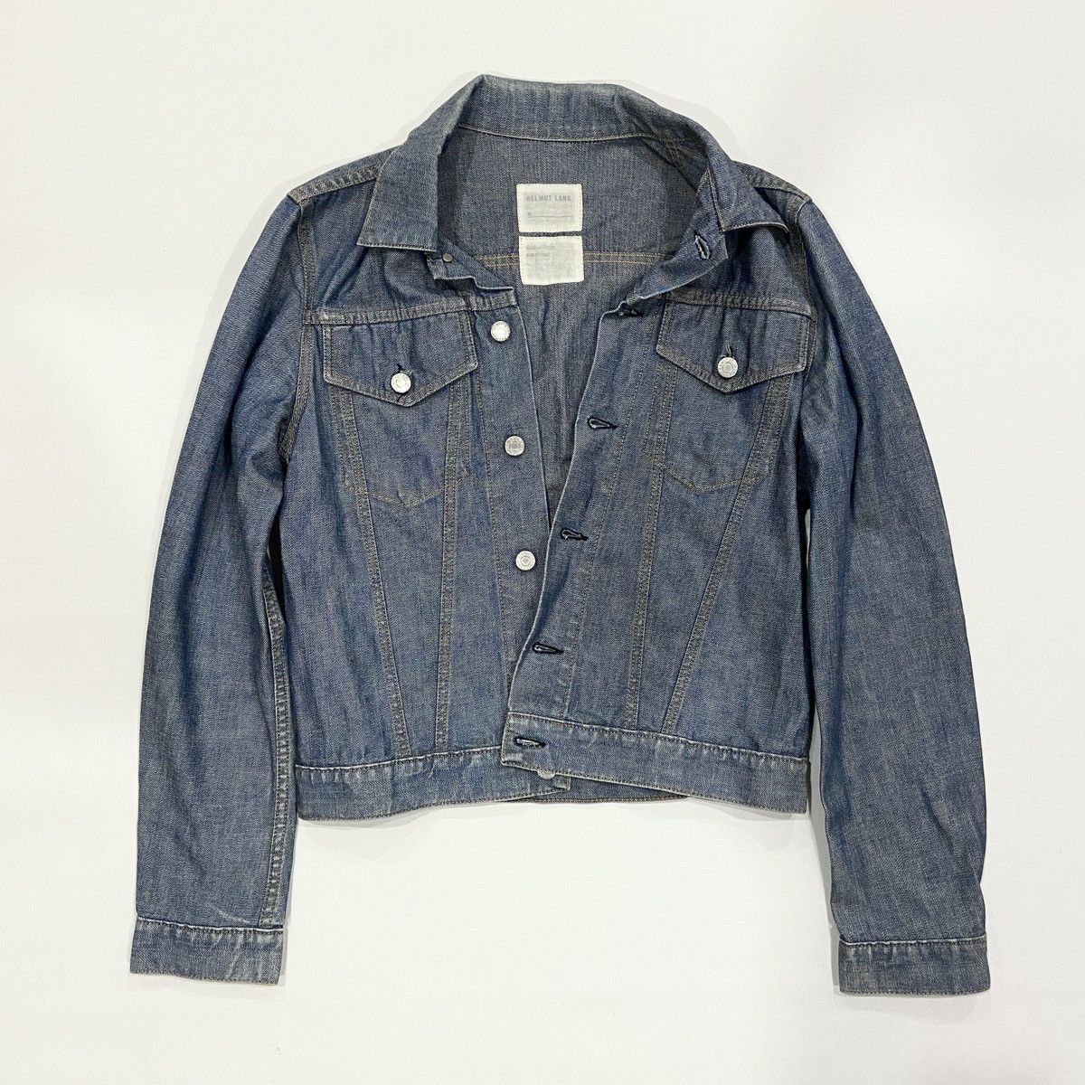 image of Helmut Lang Denim Jacket in Blue, Men's (Size Small)