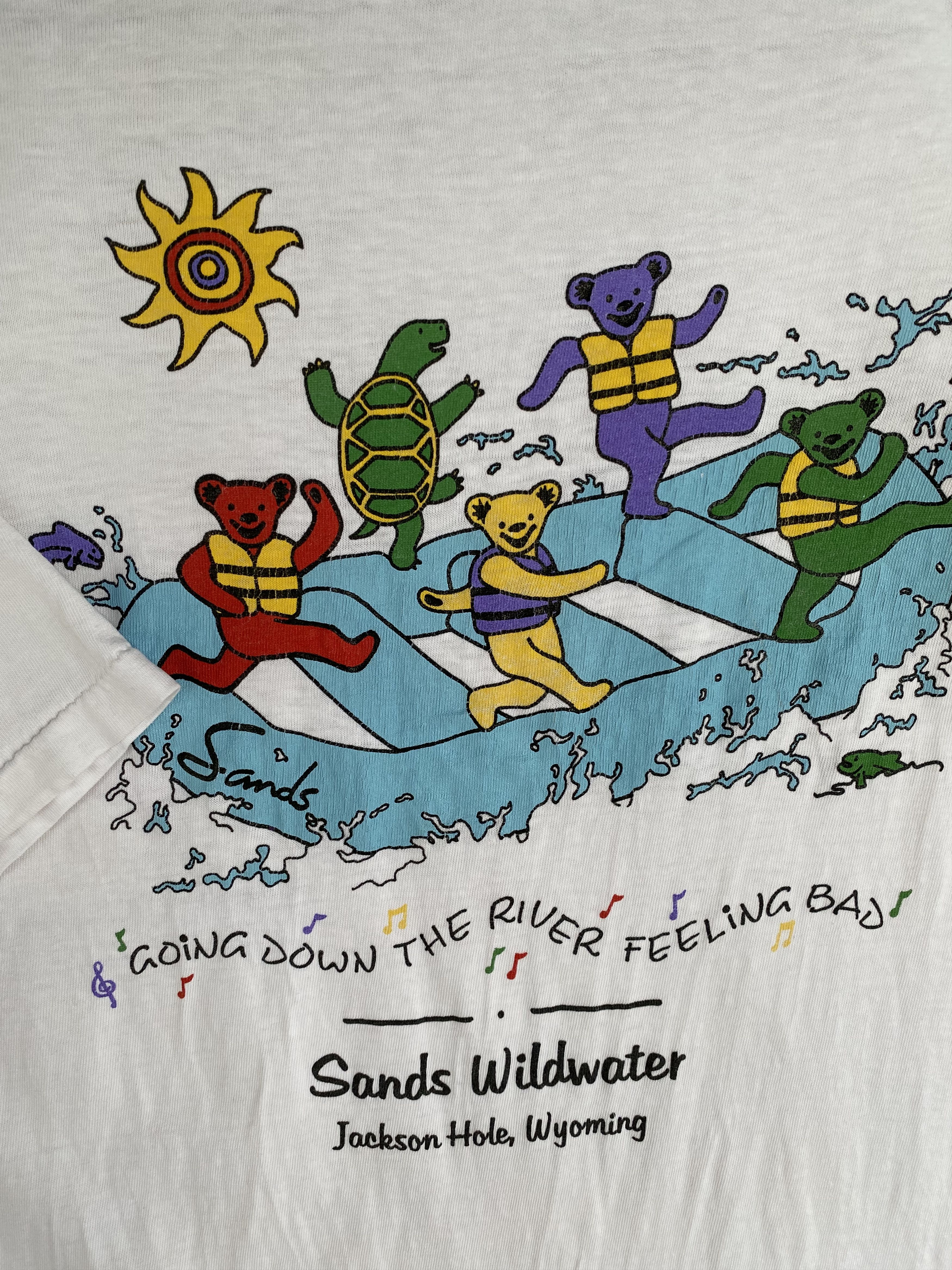 Band Tees VINTAGE GRATEFUL DEAD rock band Sands Wildwater tee shirt Size US S / EU 44-46 / 1 - 3 Thumbnail