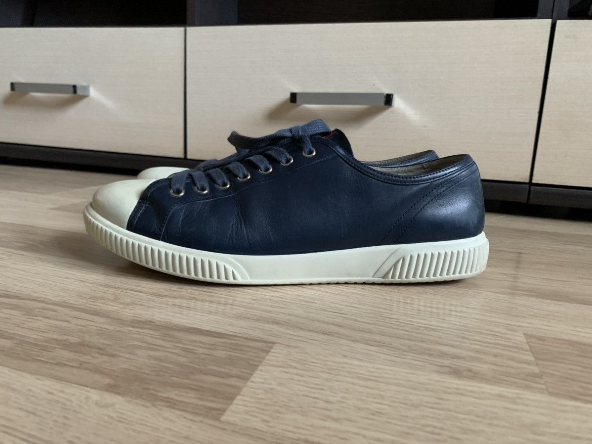 Prada Prada vintage leather low sneakers Size US 7 / EU 40 - 3 Thumbnail