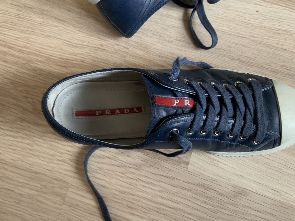 Prada Prada vintage leather low sneakers Size US 7 / EU 40 - 14 Thumbnail