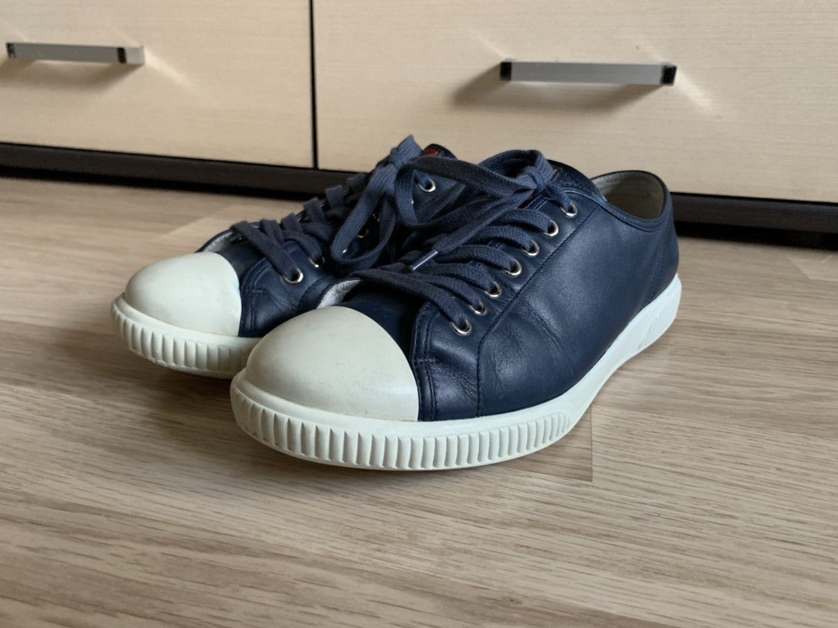 Prada Prada vintage leather low sneakers Size US 7 / EU 40 - 2 Thumbnail