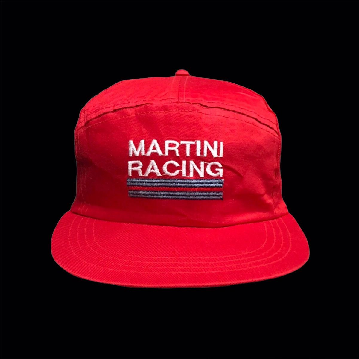 image of Gear For Sports x Racing Vintage 70's Martini Racing Team Hat Cap in Reds, Men's