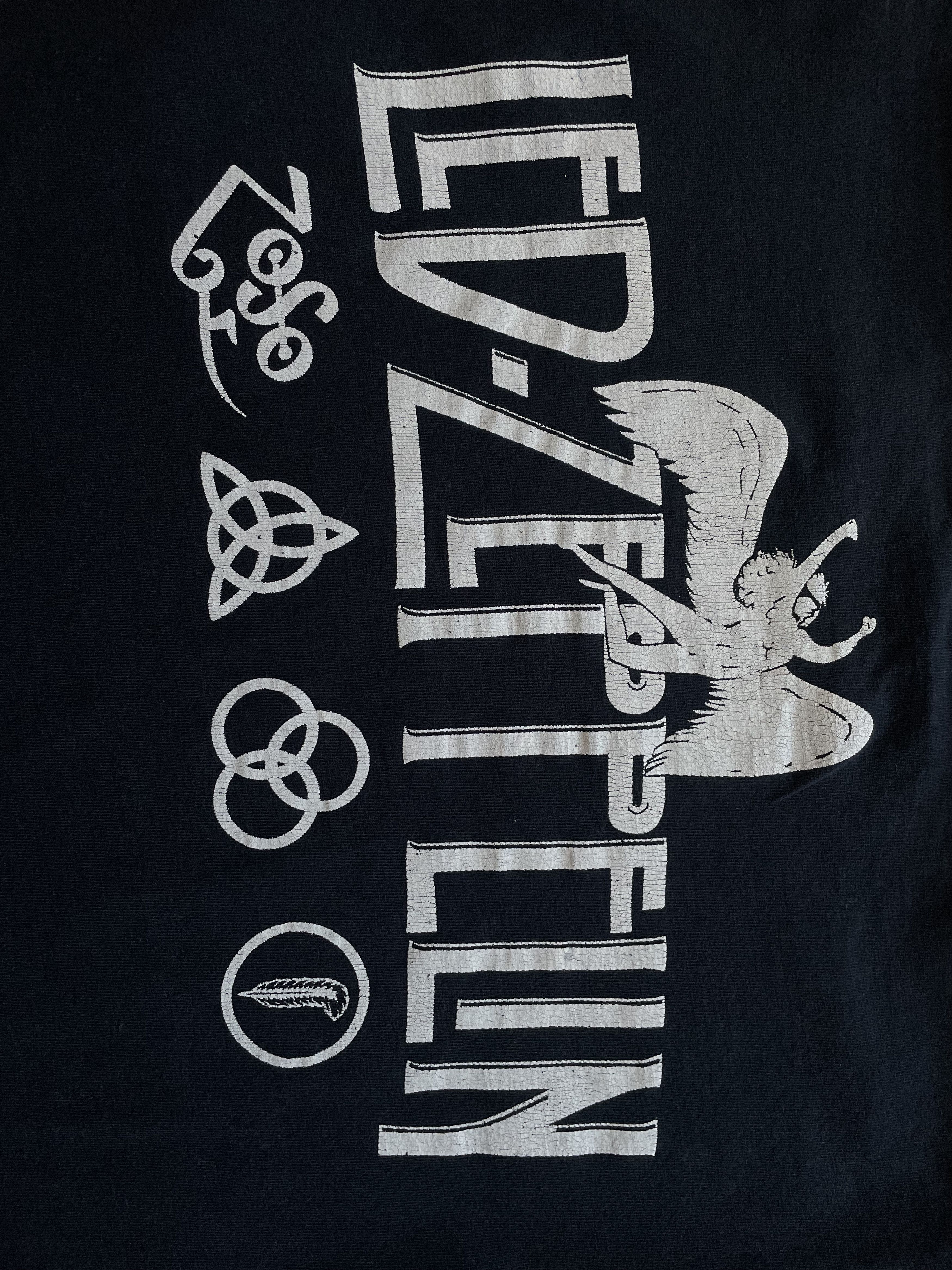 Band Tees × Led Zeppelin × Vintage Vintage Led Zeppelin Band Tee Shirt Jersey Rare Y2K Hype Size US S / EU 44-46 / 1 - 12 Thumbnail