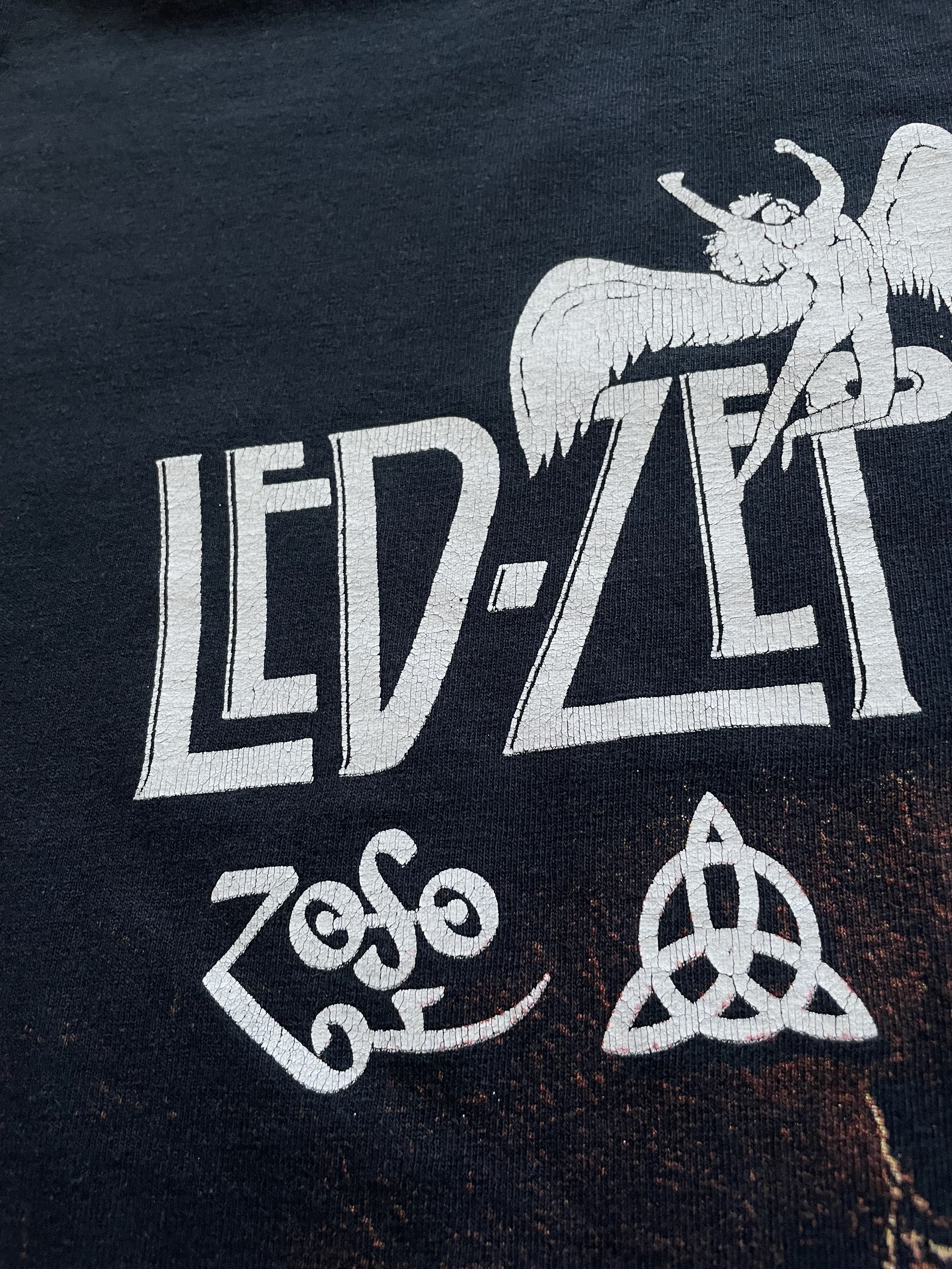 Band Tees × Led Zeppelin × Vintage Vintage Led Zeppelin Band Tee Shirt Jersey Rare Y2K Hype Size US S / EU 44-46 / 1 - 6 Thumbnail