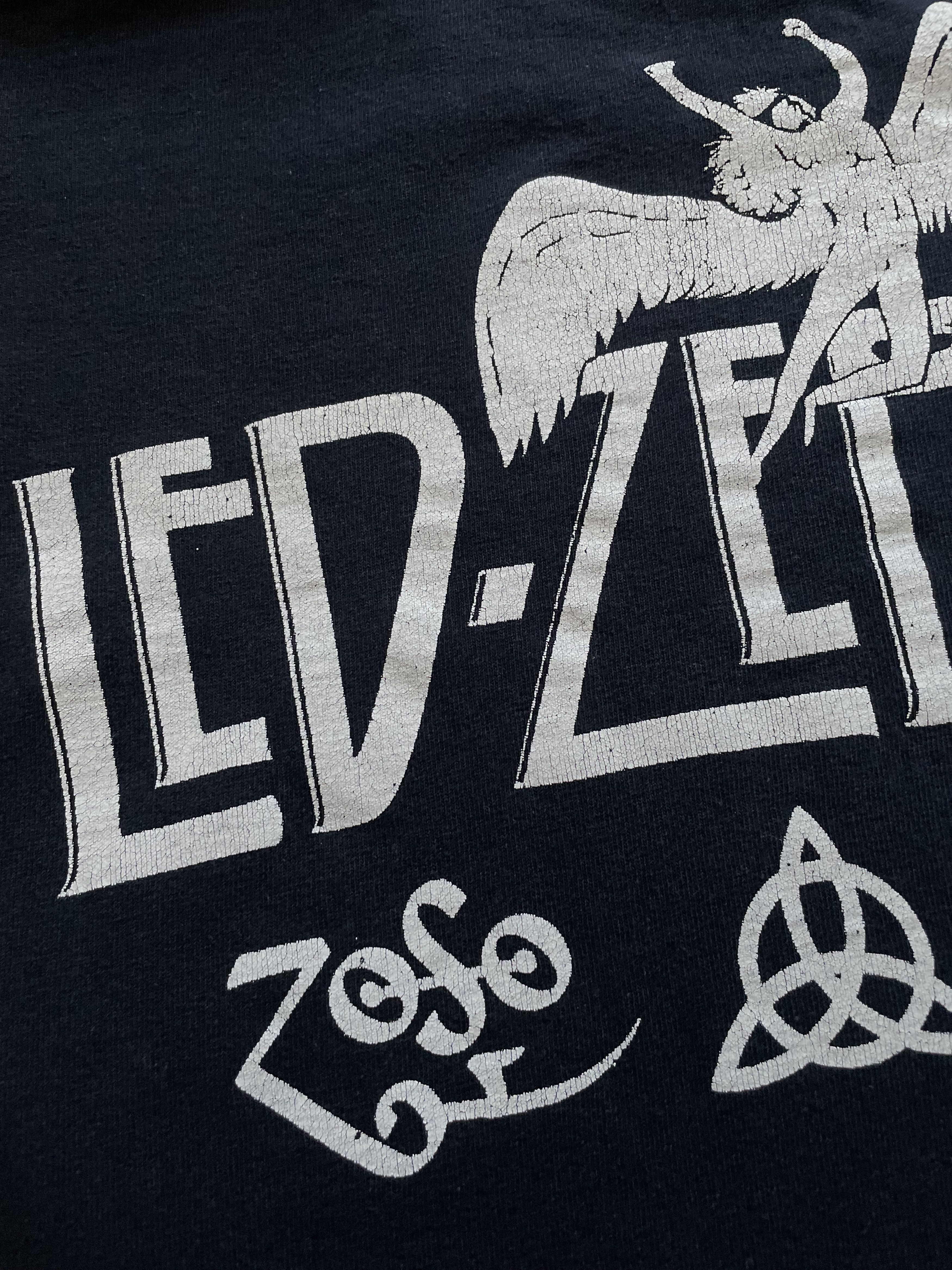 Band Tees × Led Zeppelin × Vintage Vintage Led Zeppelin Band Tee Shirt Jersey Rare Y2K Hype Size US S / EU 44-46 / 1 - 13 Thumbnail