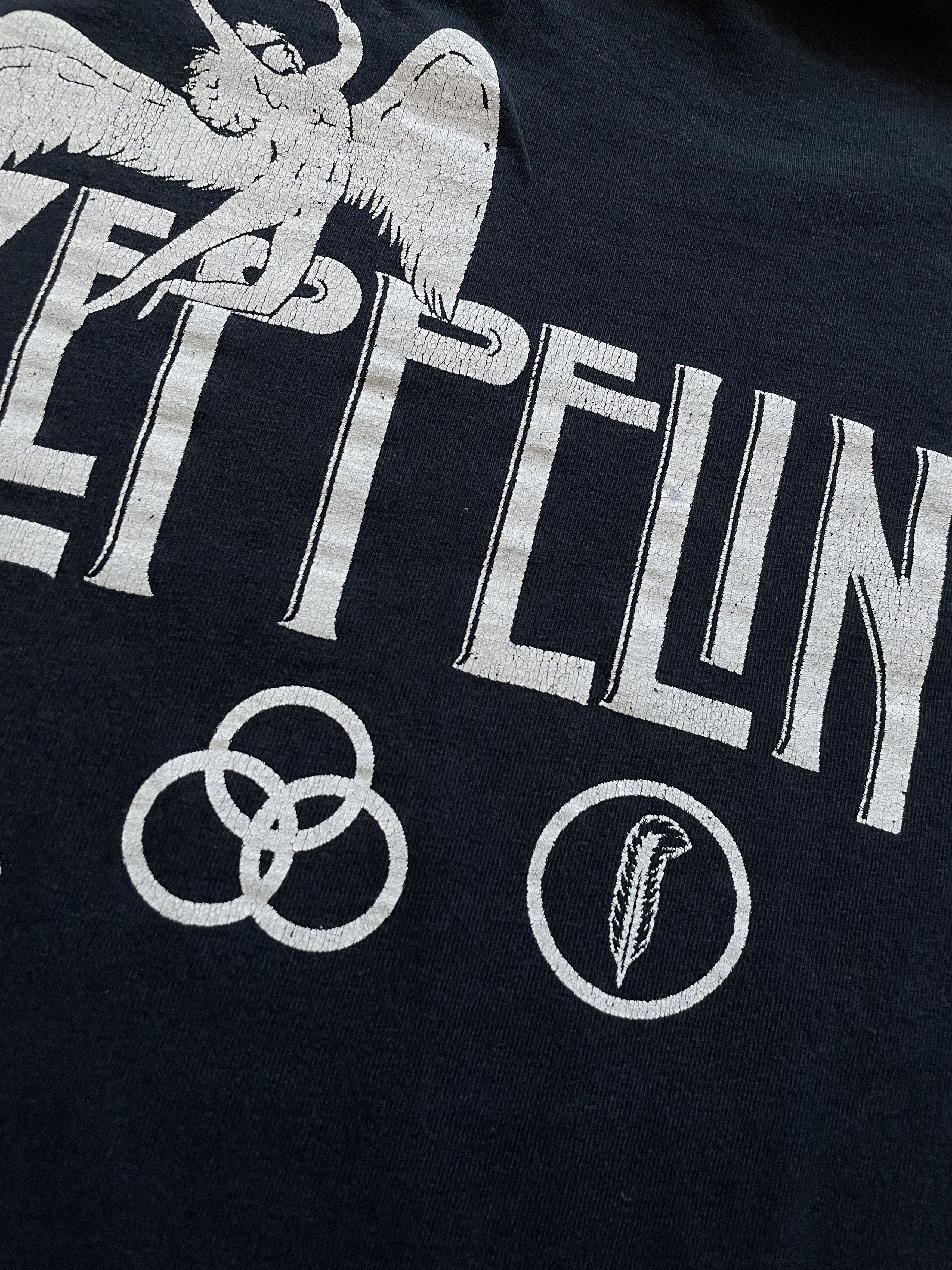 Band Tees × Led Zeppelin × Vintage Vintage Led Zeppelin Band Tee Shirt Jersey Rare Y2K Hype Size US S / EU 44-46 / 1 - 14 Thumbnail