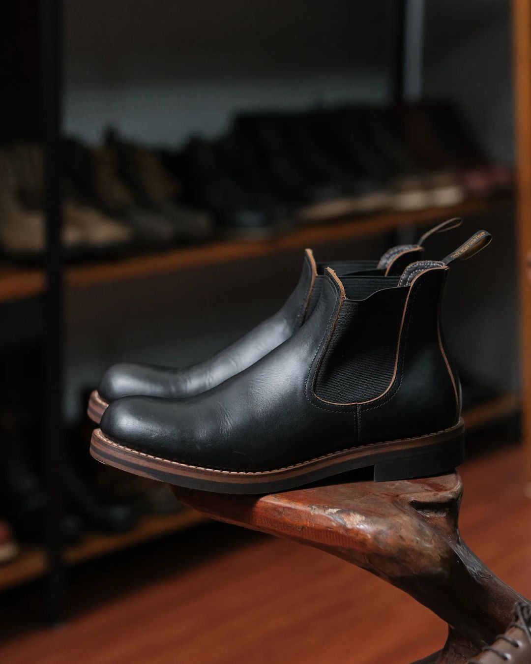 Rolling Dub Trio Rolling Dub Trio Stan Oil Black Chelsea Boots 