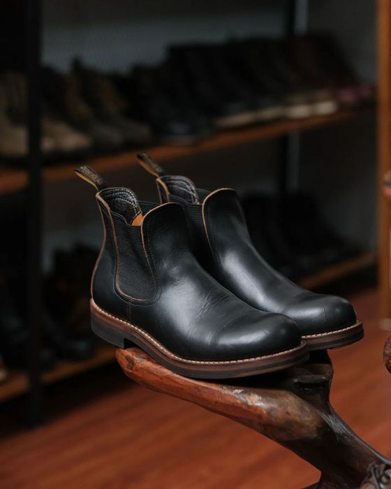 Rolling Dub Trio Rolling Dub Trio Stan Oil Black Chelsea Boots