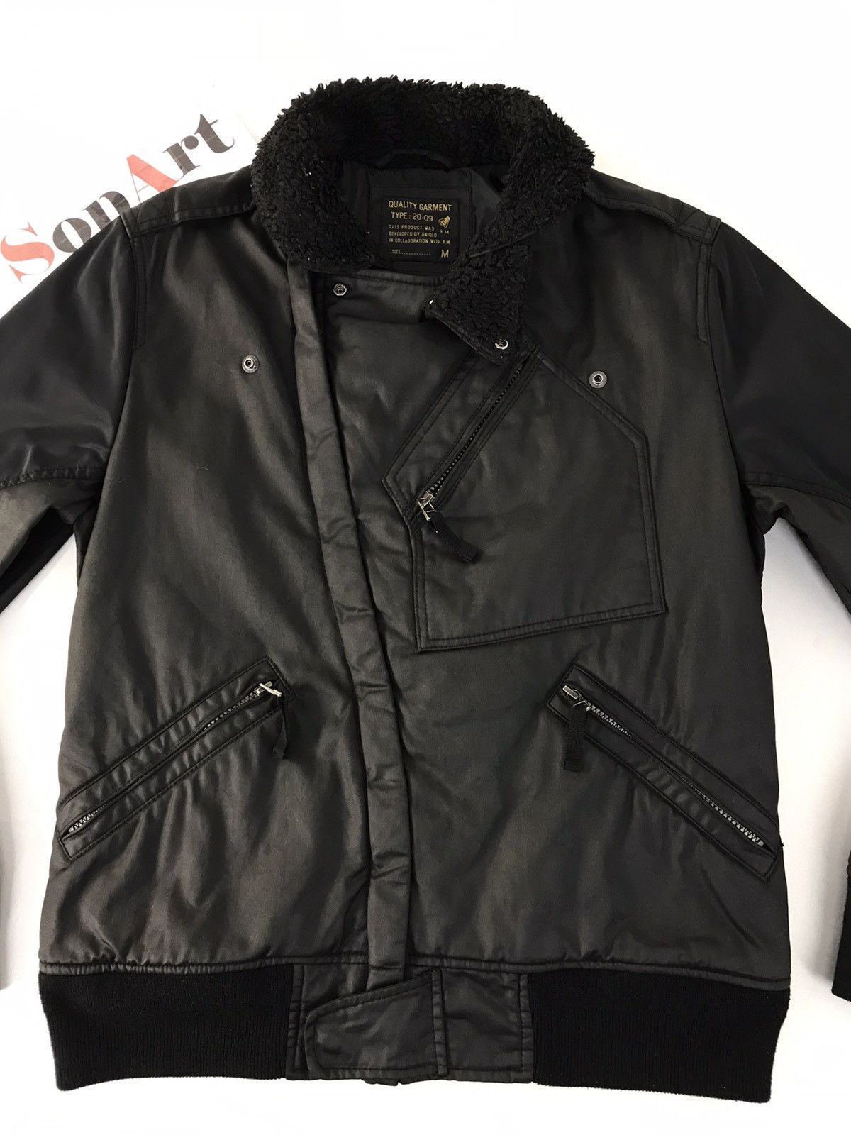 Japanese Brand × Uniqlo KIMINORI MORISHITA K.M x UNIQLO FLIGHT JACKET Size US M / EU 48-50 / 2 - 3 Thumbnail