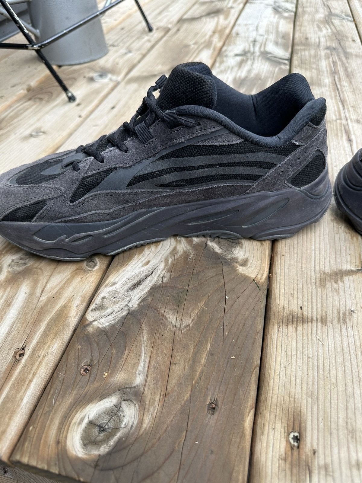 Adidas × Kanye West Yeezy 700 V2 Vanta Like New Black / Grey Sneakers / Shoes Size US 11.5 / EU 44-45 - 5 Thumbnail
