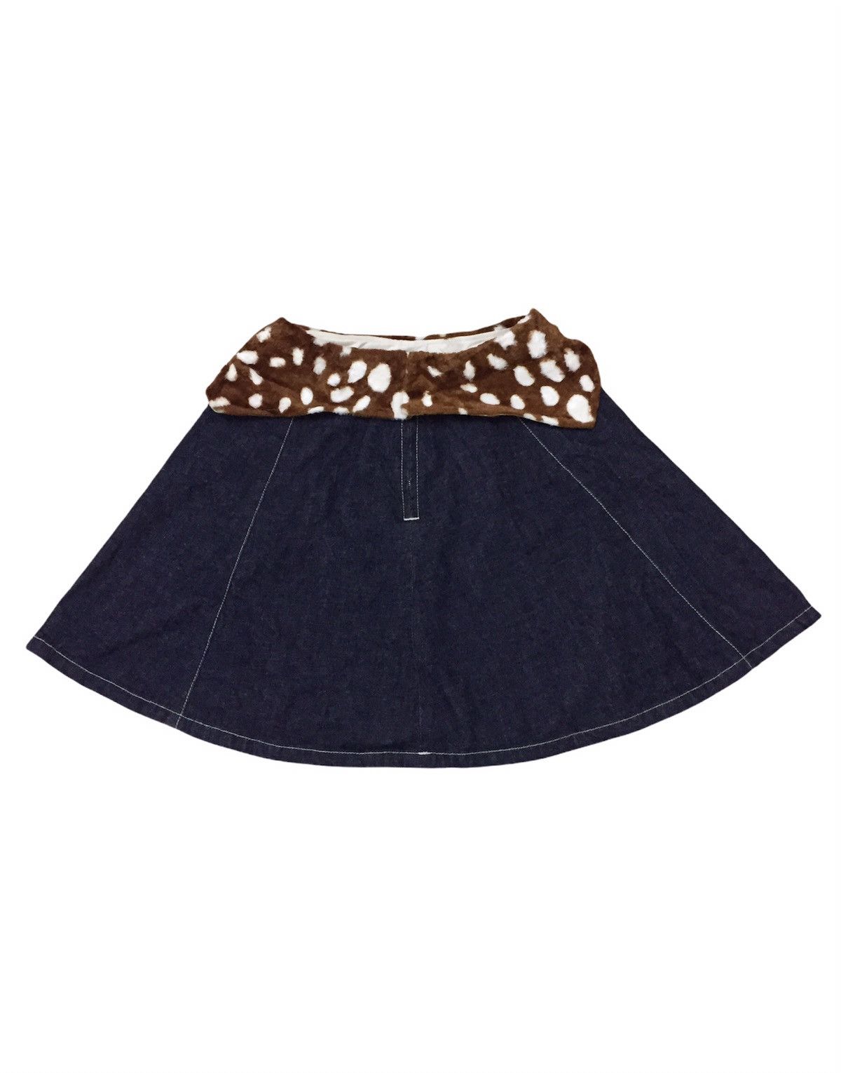 image of Vintage Ozone Community Denim Skirt in Blue, Women's (Size 26)