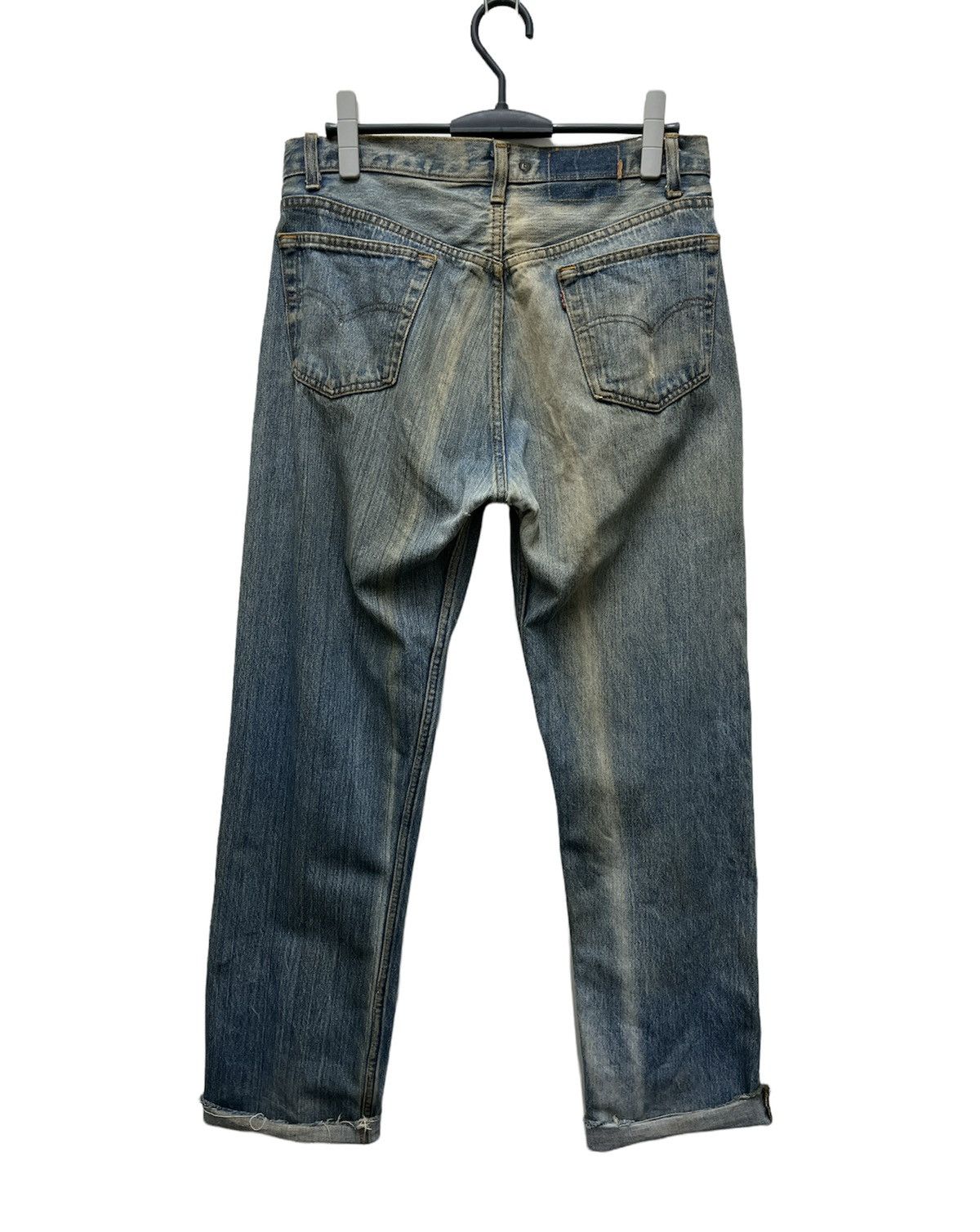 Levi's Vintage Levis 501 90s Distressed Sunfaded Denim Pants Size US 33 - 1 Thumbnail