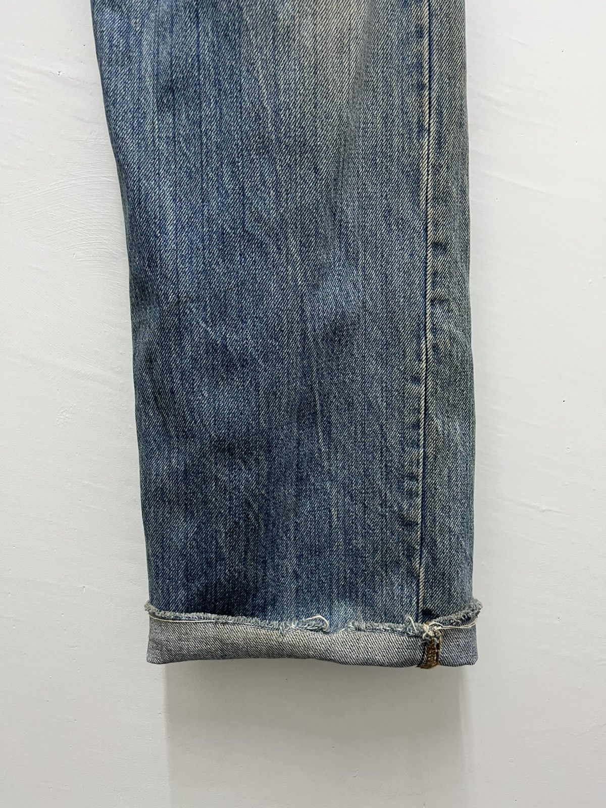 Levi's Vintage Levis 501 90s Distressed Sunfaded Denim Pants Size US 33 - 7 Thumbnail