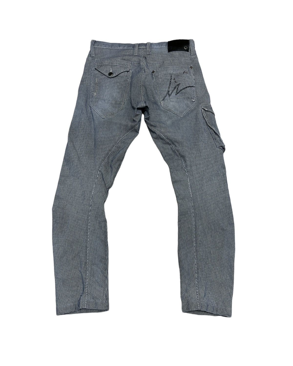 Japanese Brand I’Z Frontier Multi Pocket Hickory Denim Pants Size US 31 - 2 Thumbnail