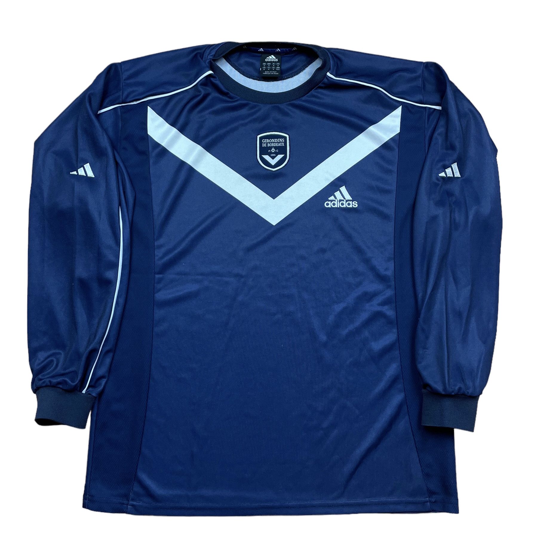 Adidas Bordeaux football shirt 2003 Soccer Long Sleeve Tee Y2K Size US M / EU 48-50 / 2 - 1 Thumbnail